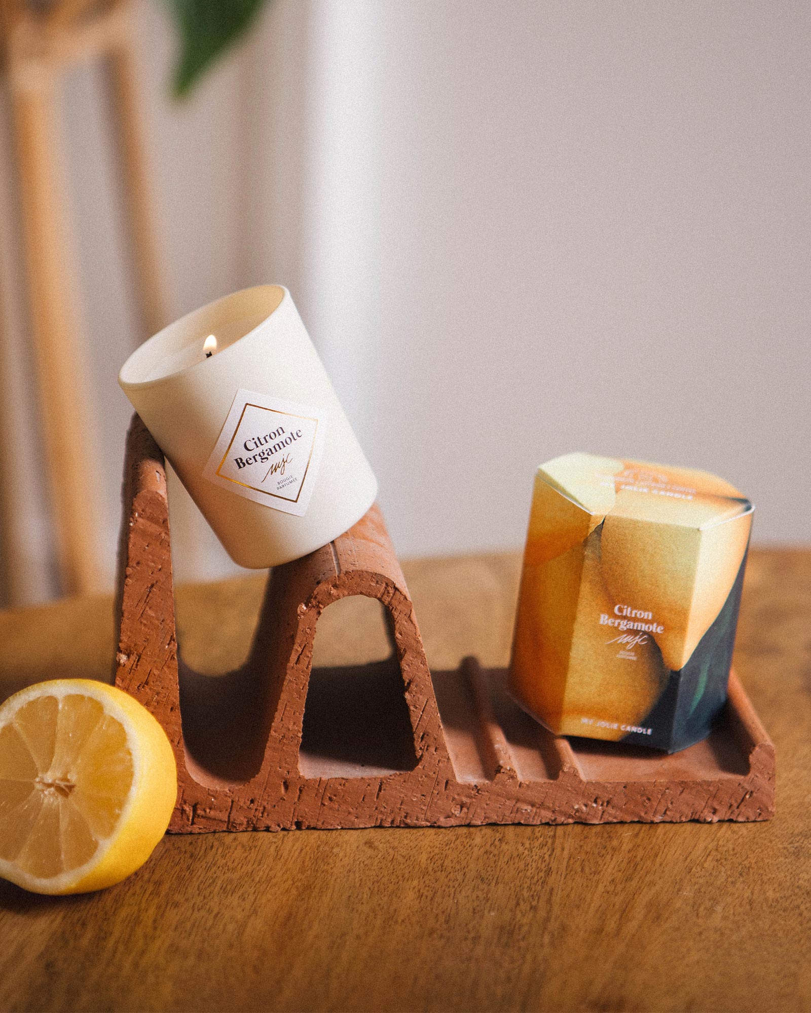 Petite bougie Citron Bergamote