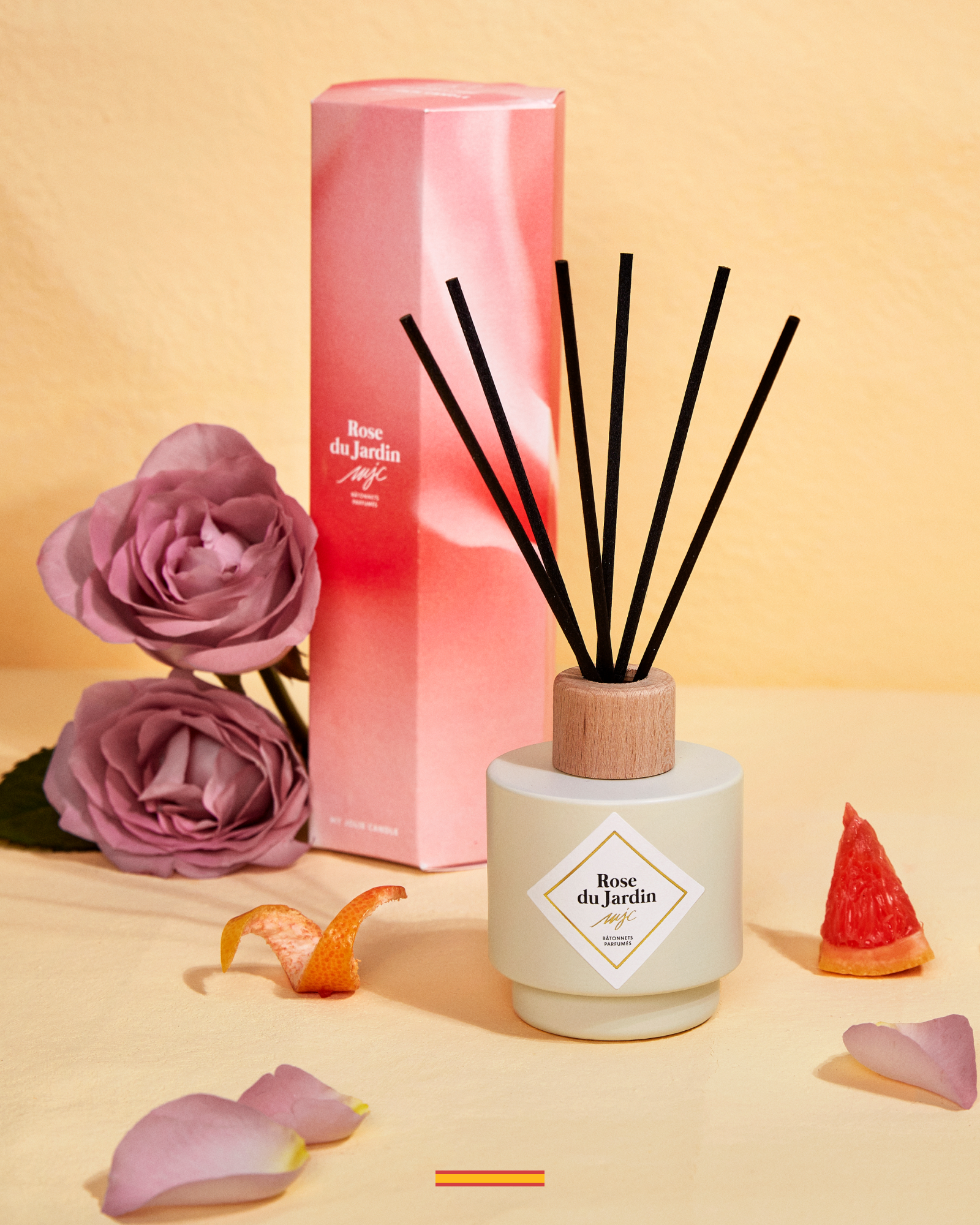 Bâtonnets parfumés Rose du Jardin