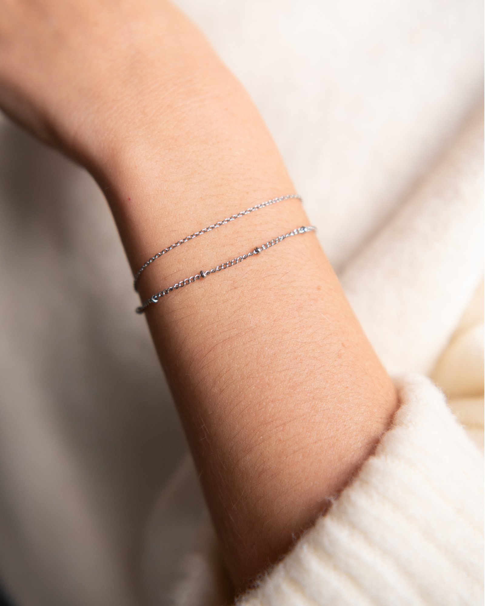 Bougie bijou La Surprenante - bracelet argenté