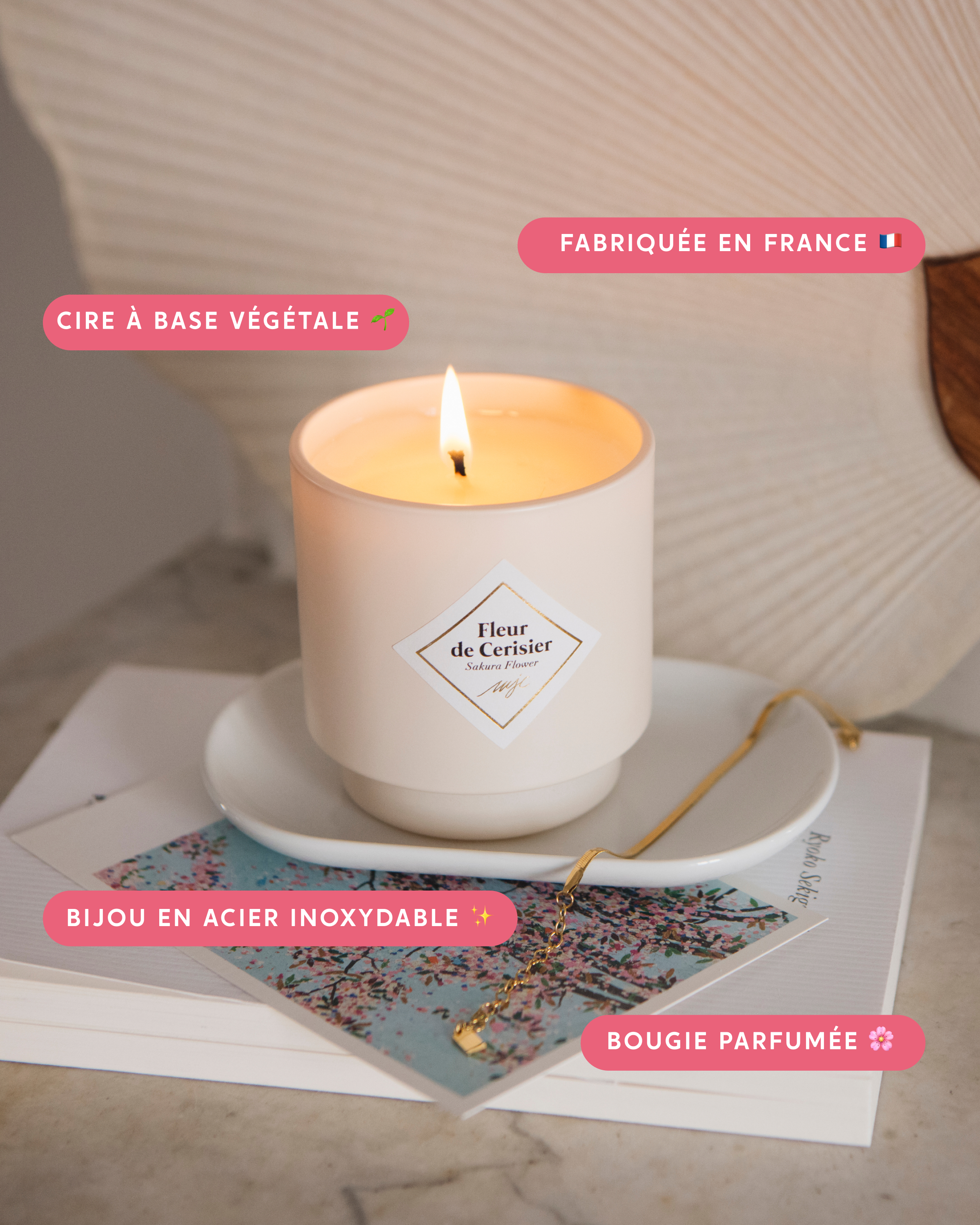Coffret à composer Bougie bijou doré