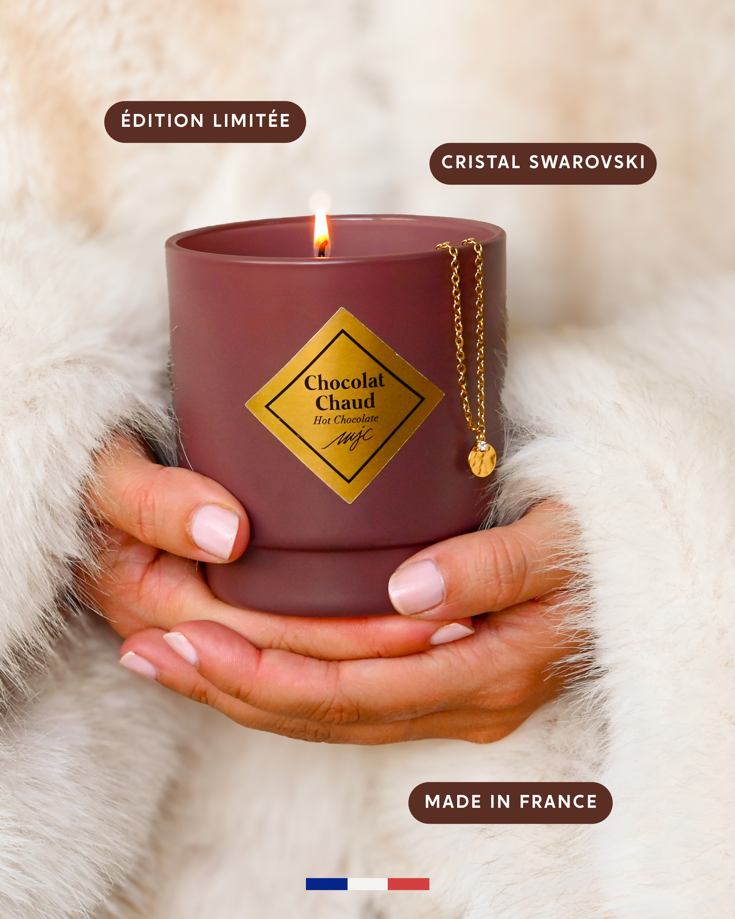 Bougie bijou Chocolat Chaud