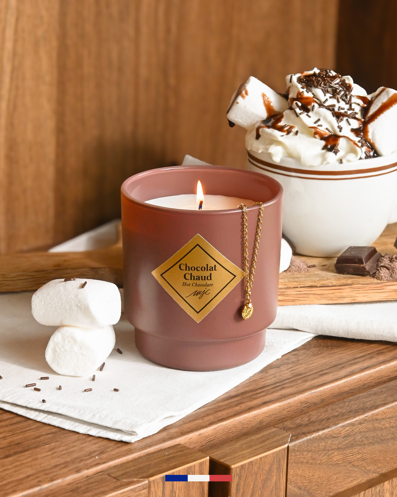 Bougie bijou Chocolat Chaud