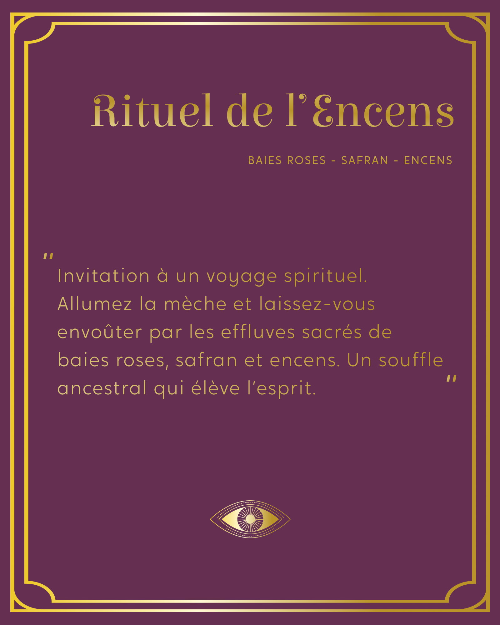 Bougie bijou Encens