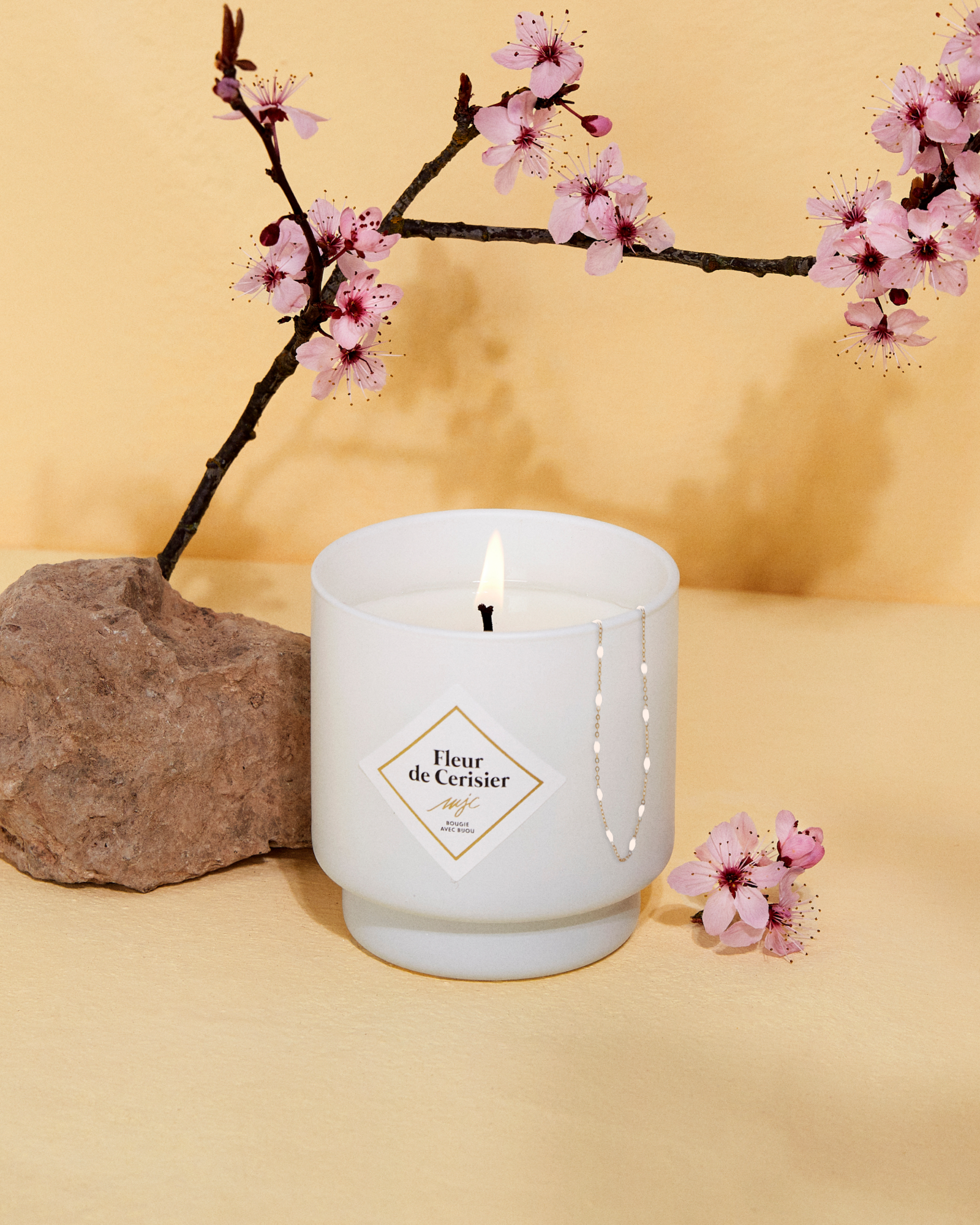 Bougie bijou Fleur de cerisier