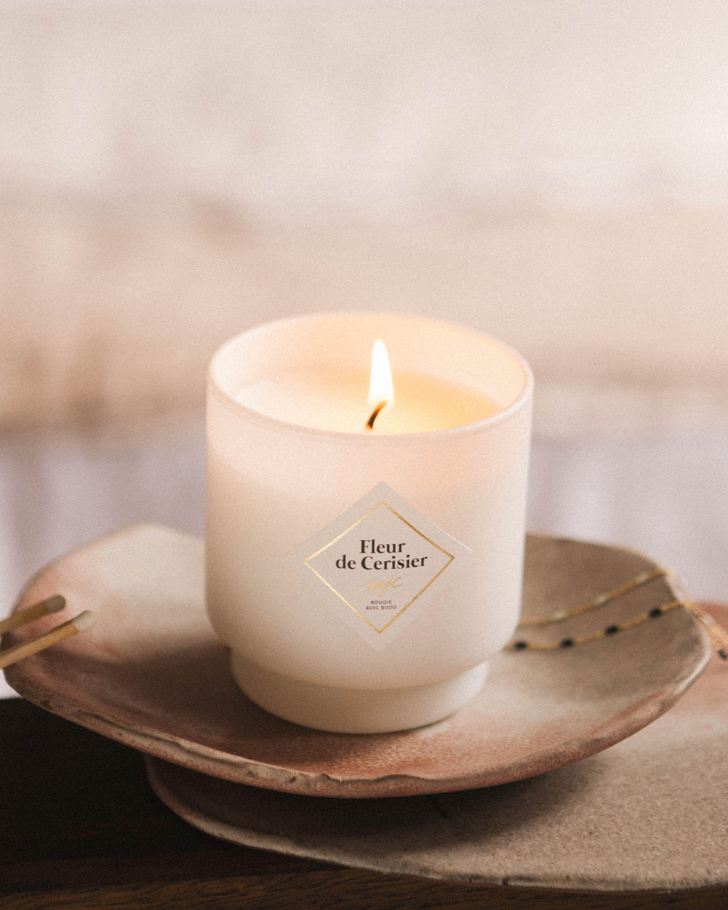 Bougie bijou Fleur de cerisier