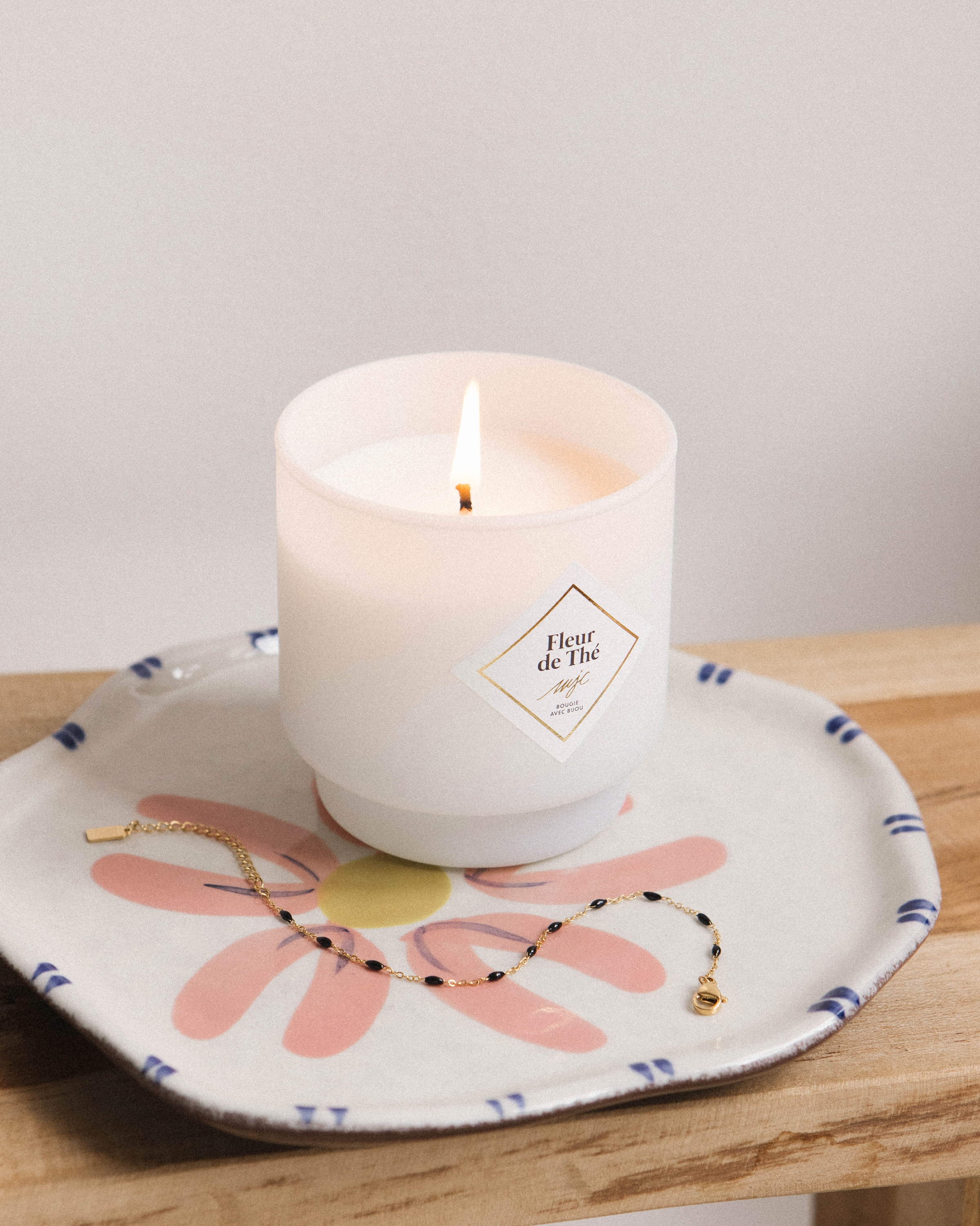 Bougie bijou Fleur de thé