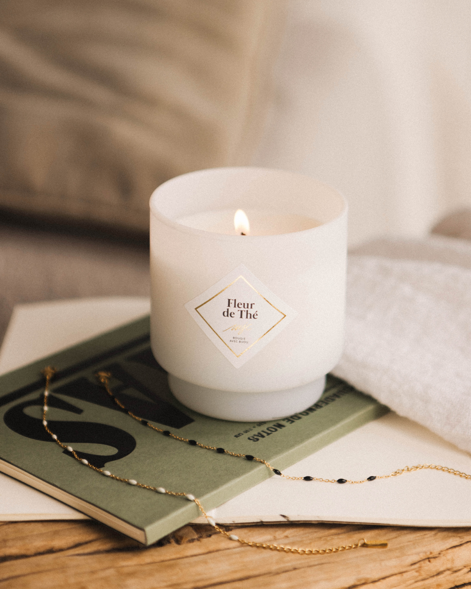 Bougie bijou Fleur de thé