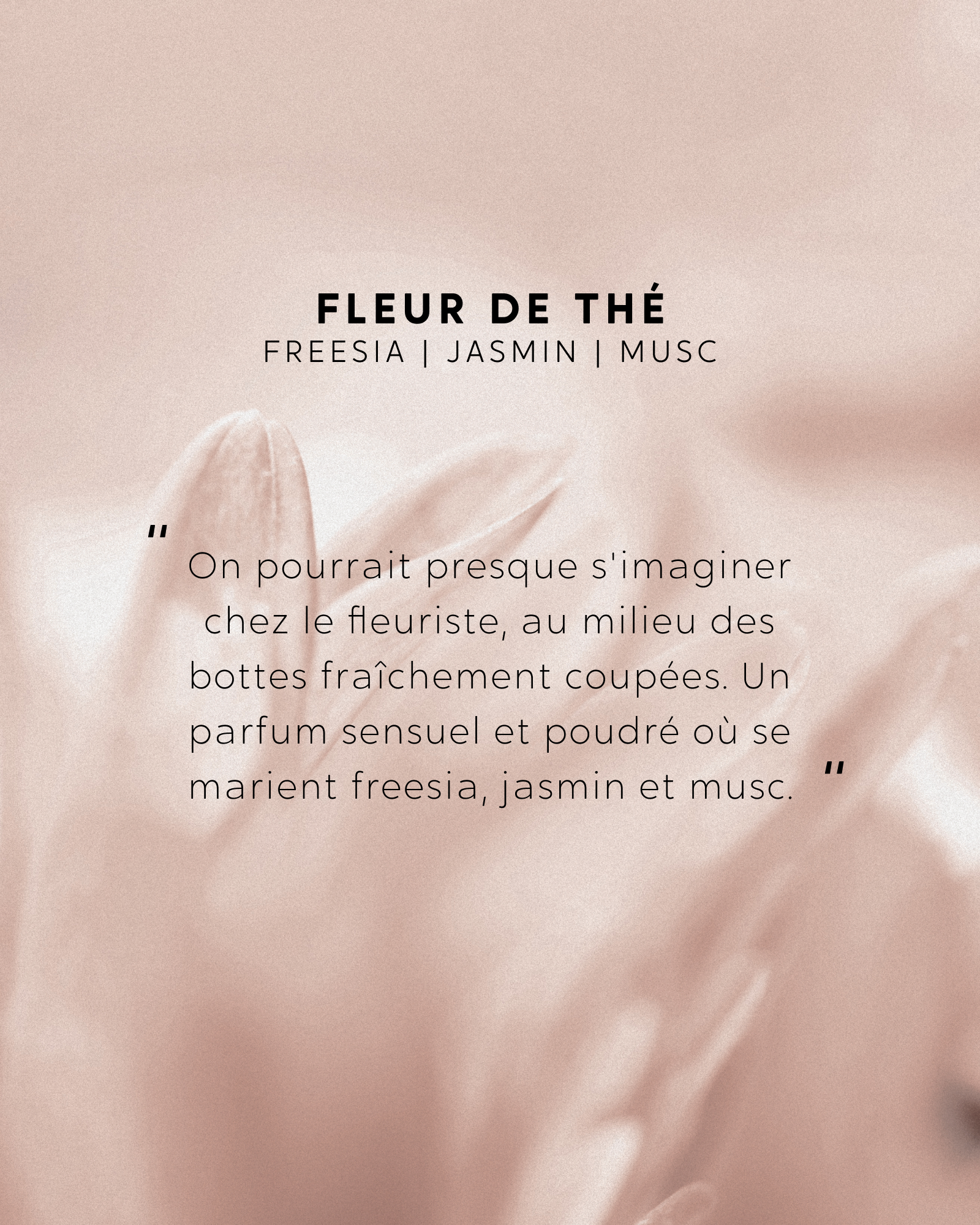 Bougie bijou Fleur de thé