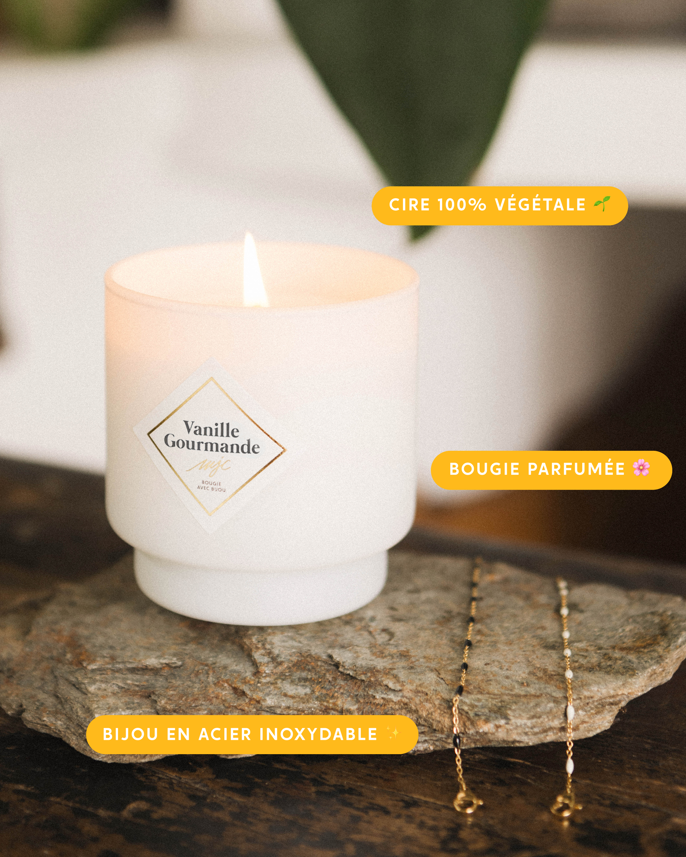 Bougie bijou Vanille Gourmande