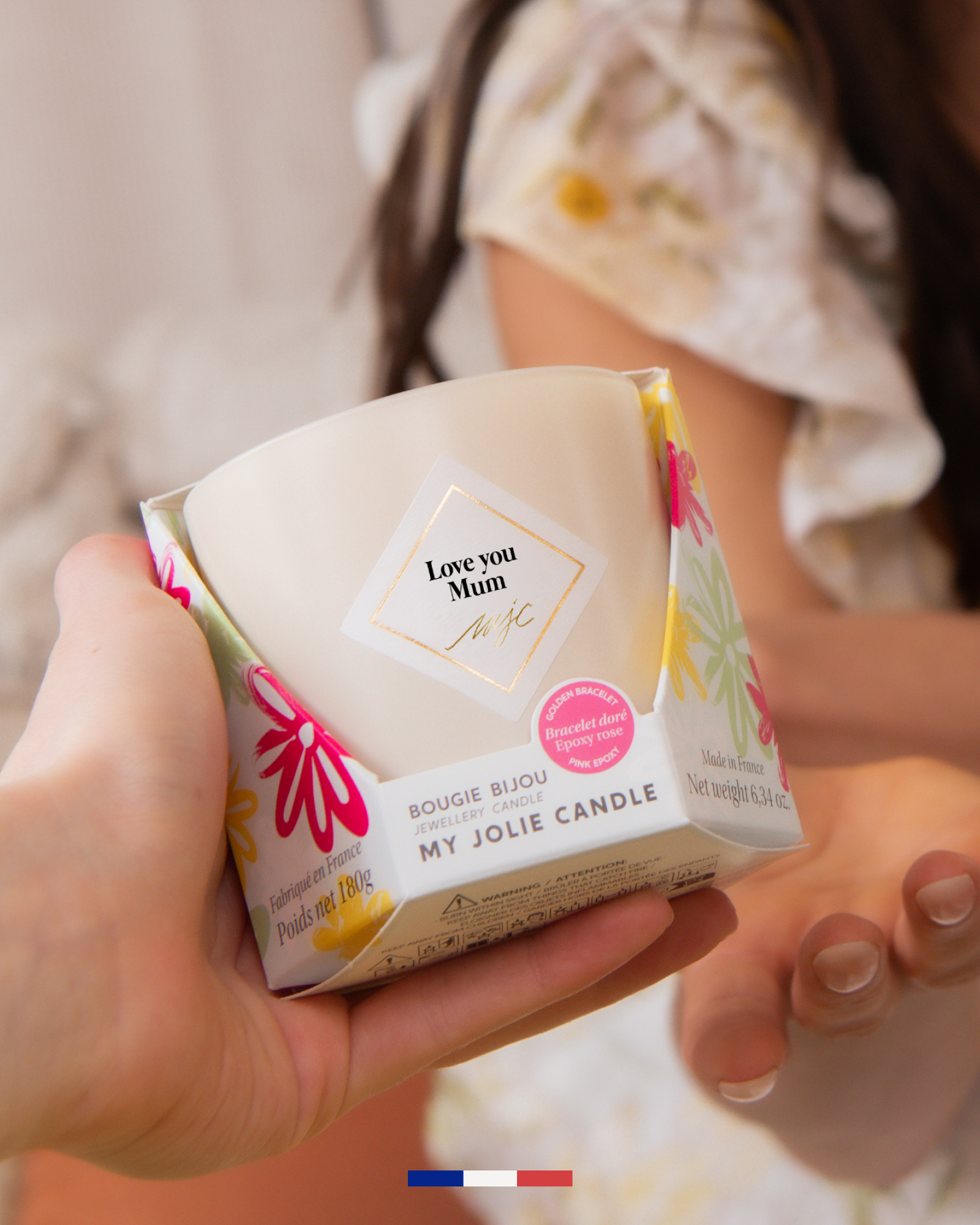 Bougie Bijou "Love You Mum"