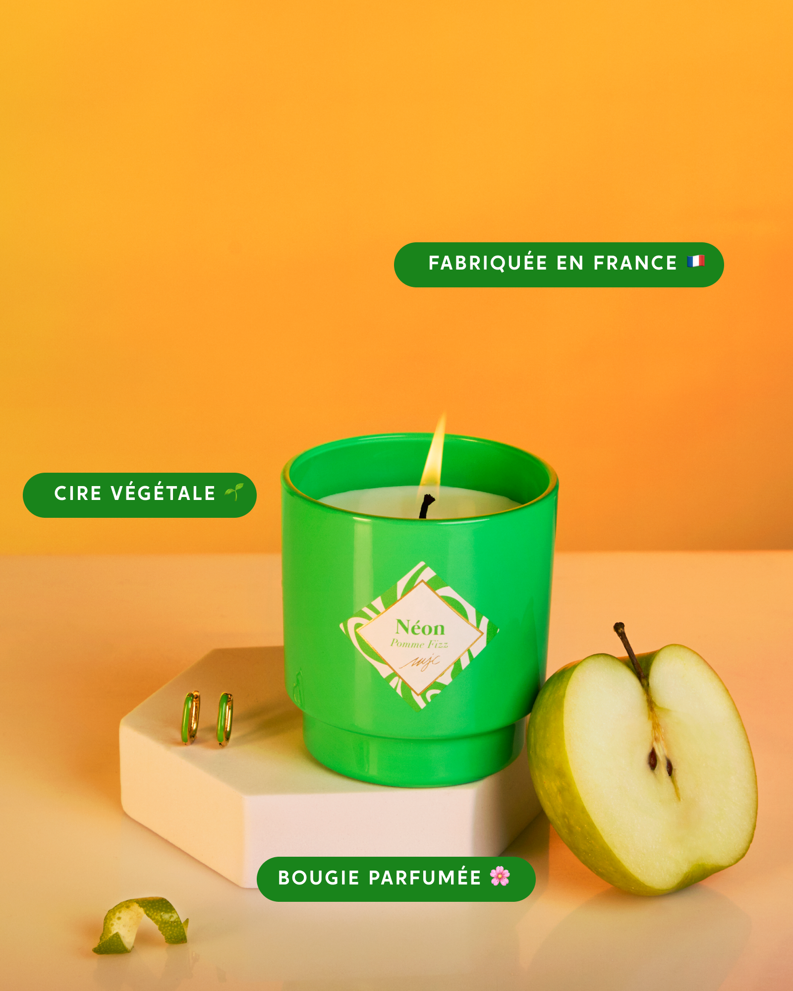 Bougie Bijou Pomme Fizz