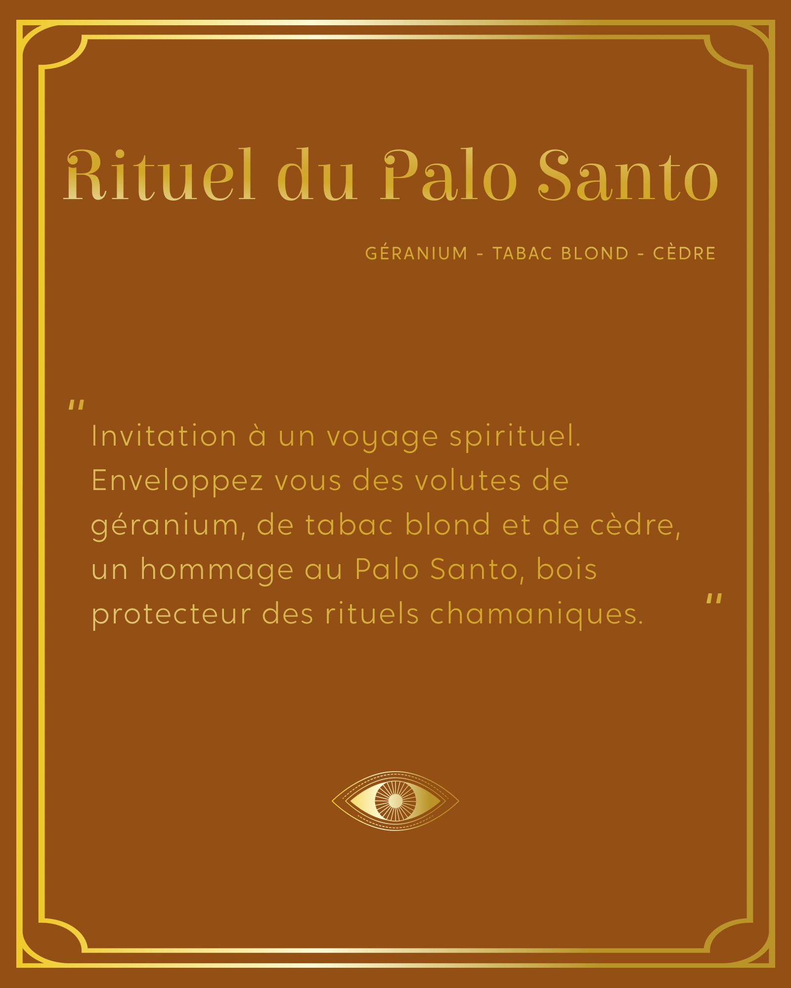 Bougie bijou Palo Santo