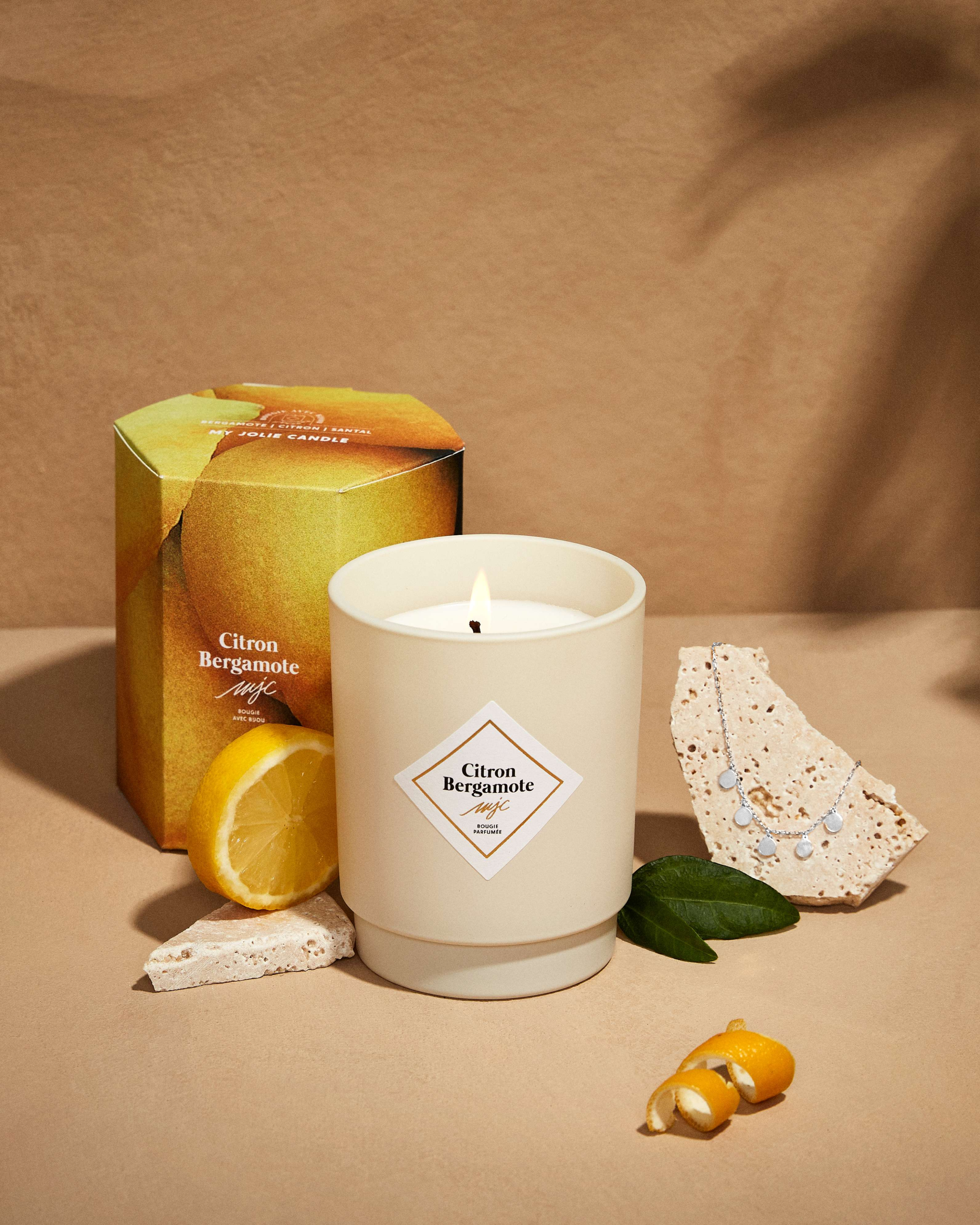 Bougie bijou Citron Bergamote