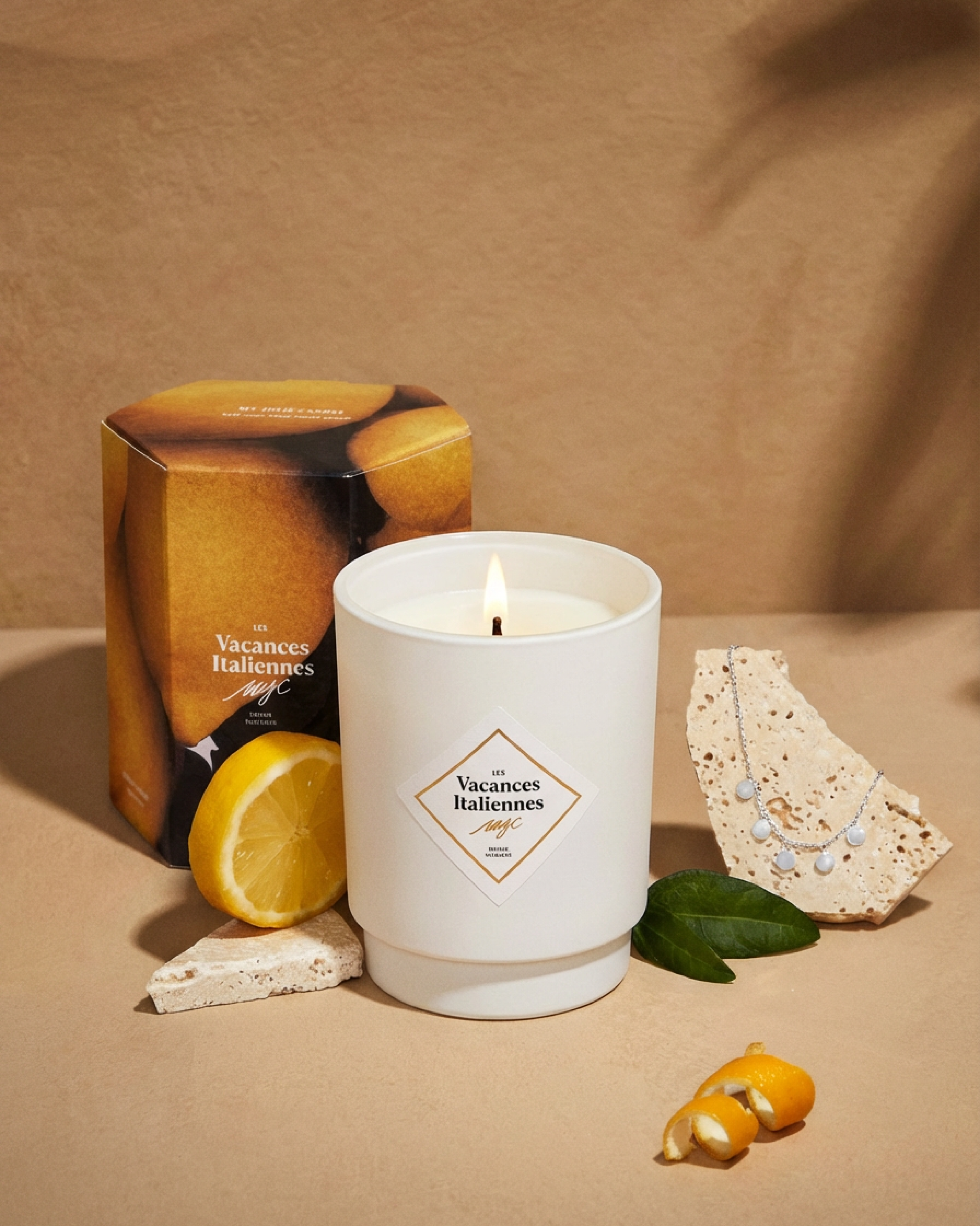 Bougie bijou Les Vacances Italiennes