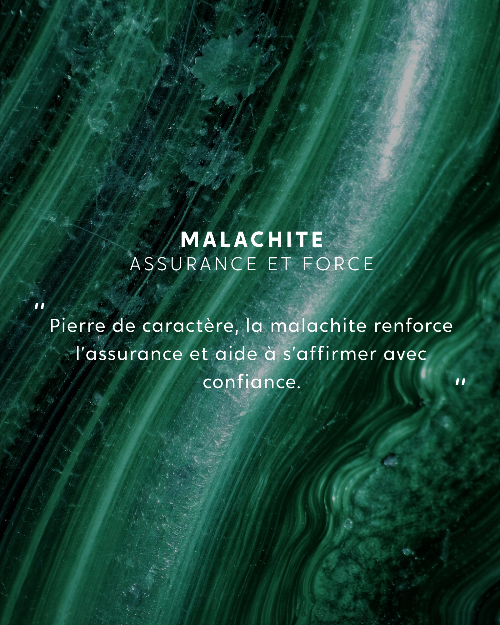 Collier Malachite