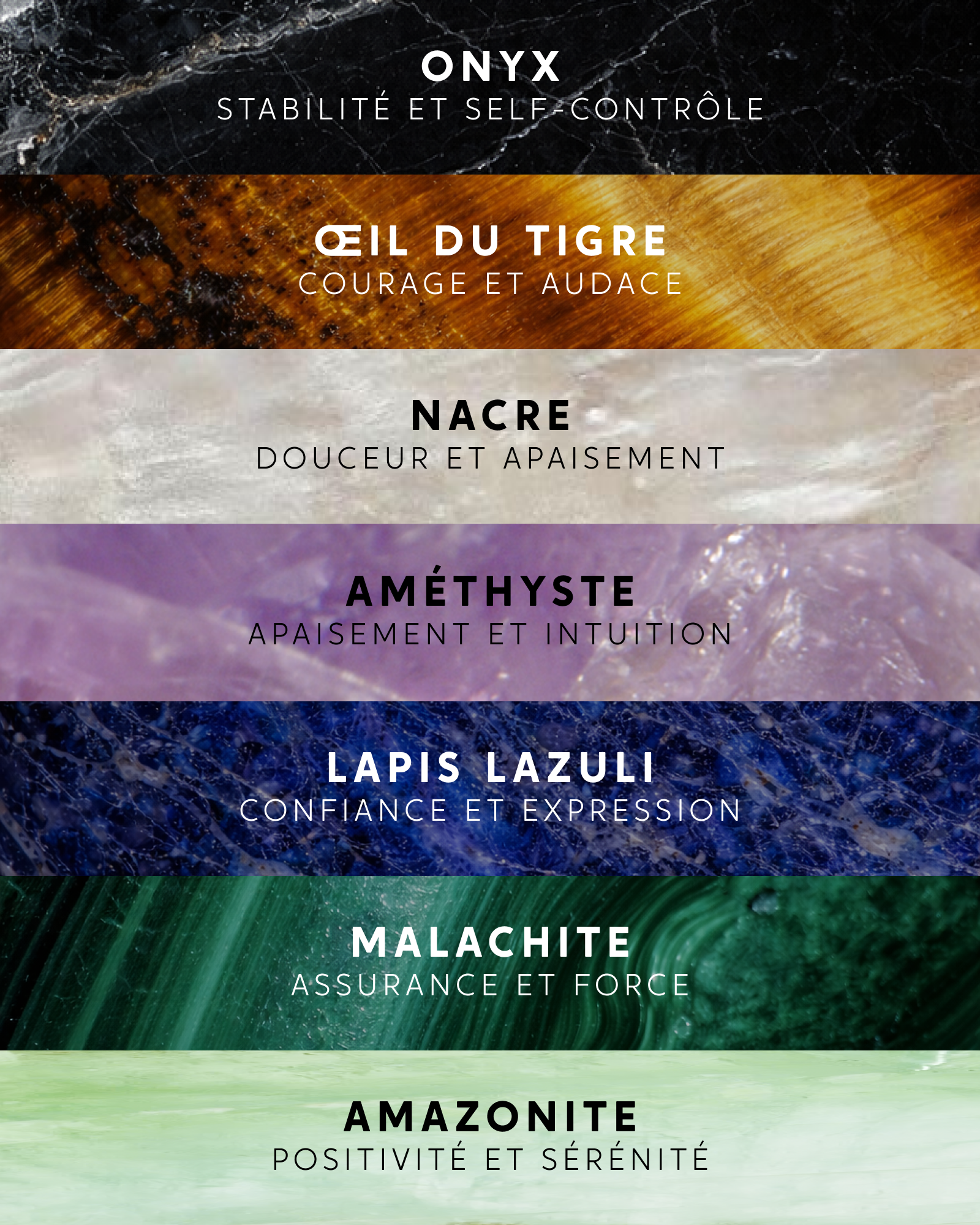Bijoux Le Pouvoir des Pierres