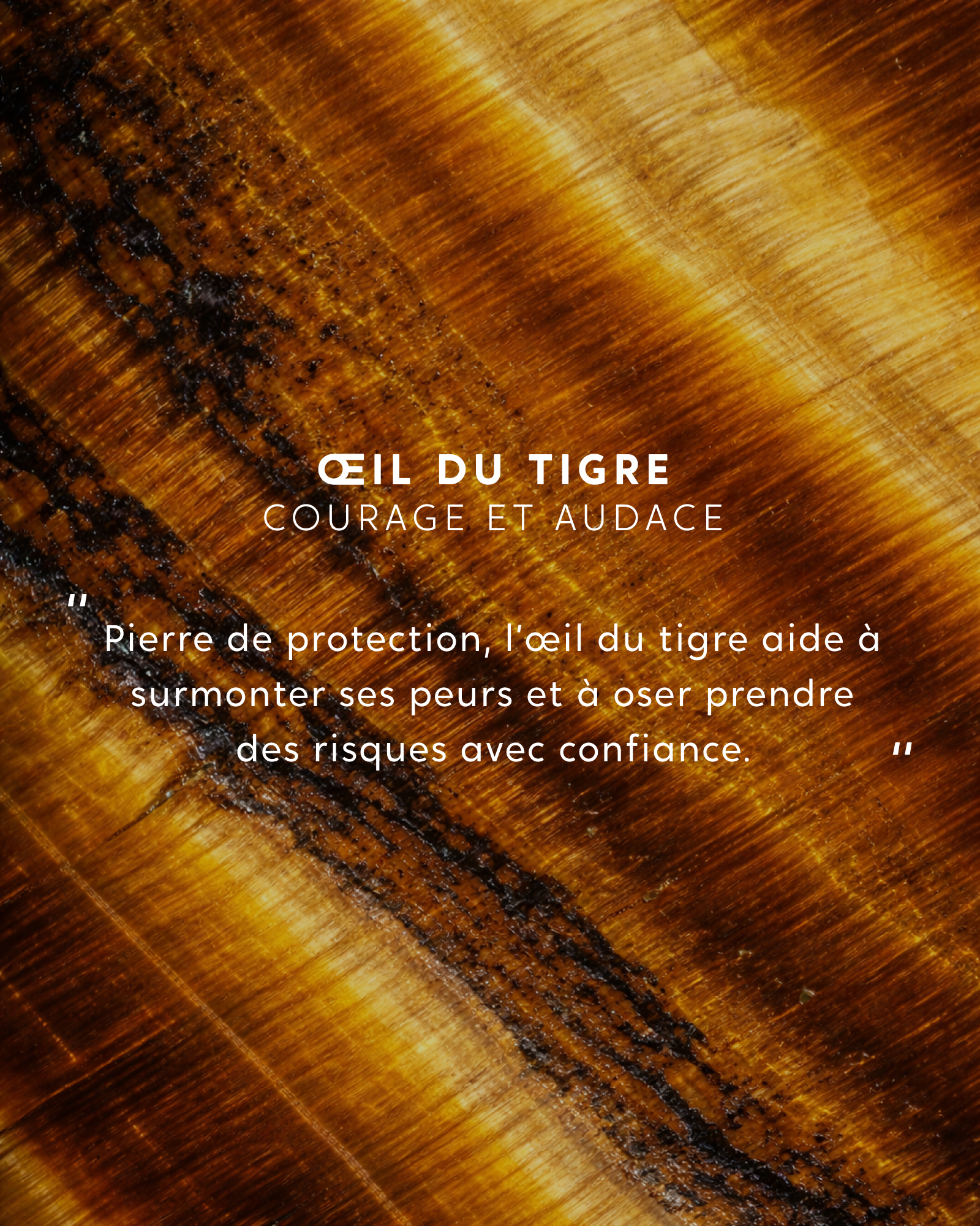 Collier Oeil du Tigre