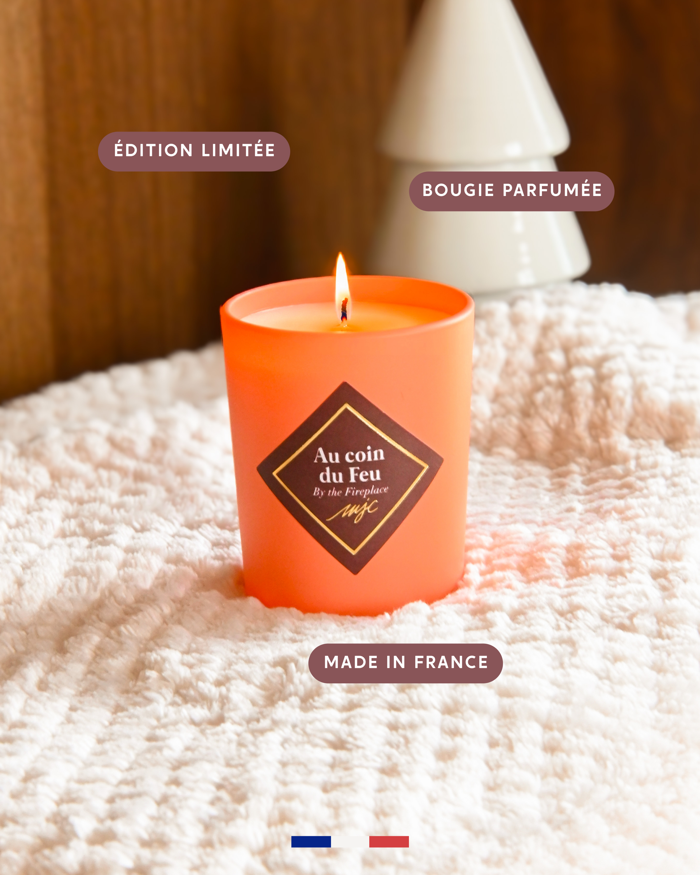 Petite bougie Au coin du Feu