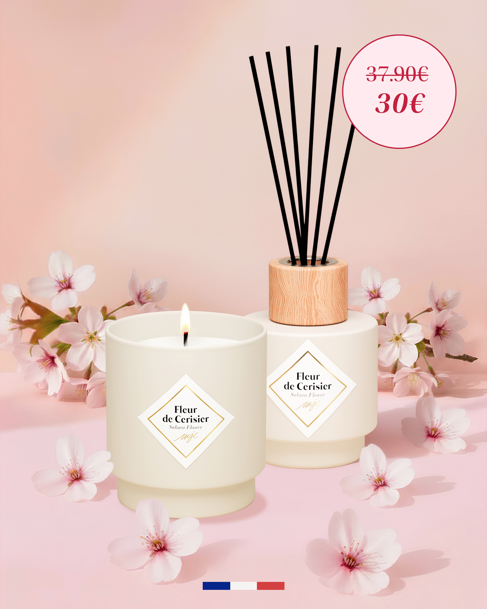Duo parfumé Fleur de Cerisier