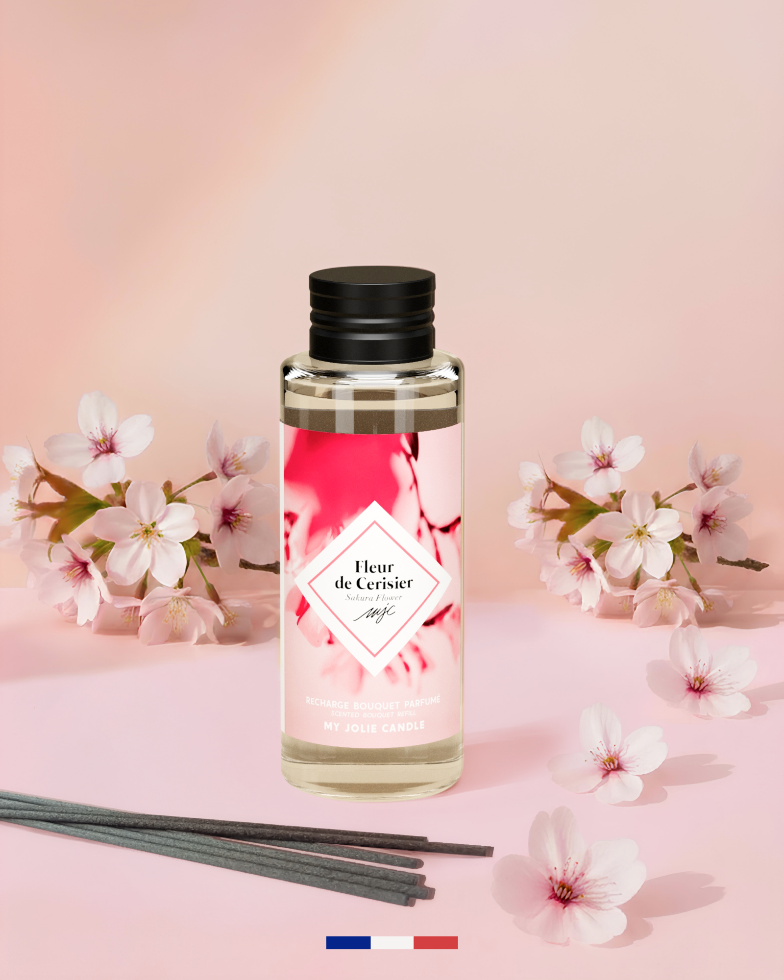 Recharge Fleur de Cerisier et brins