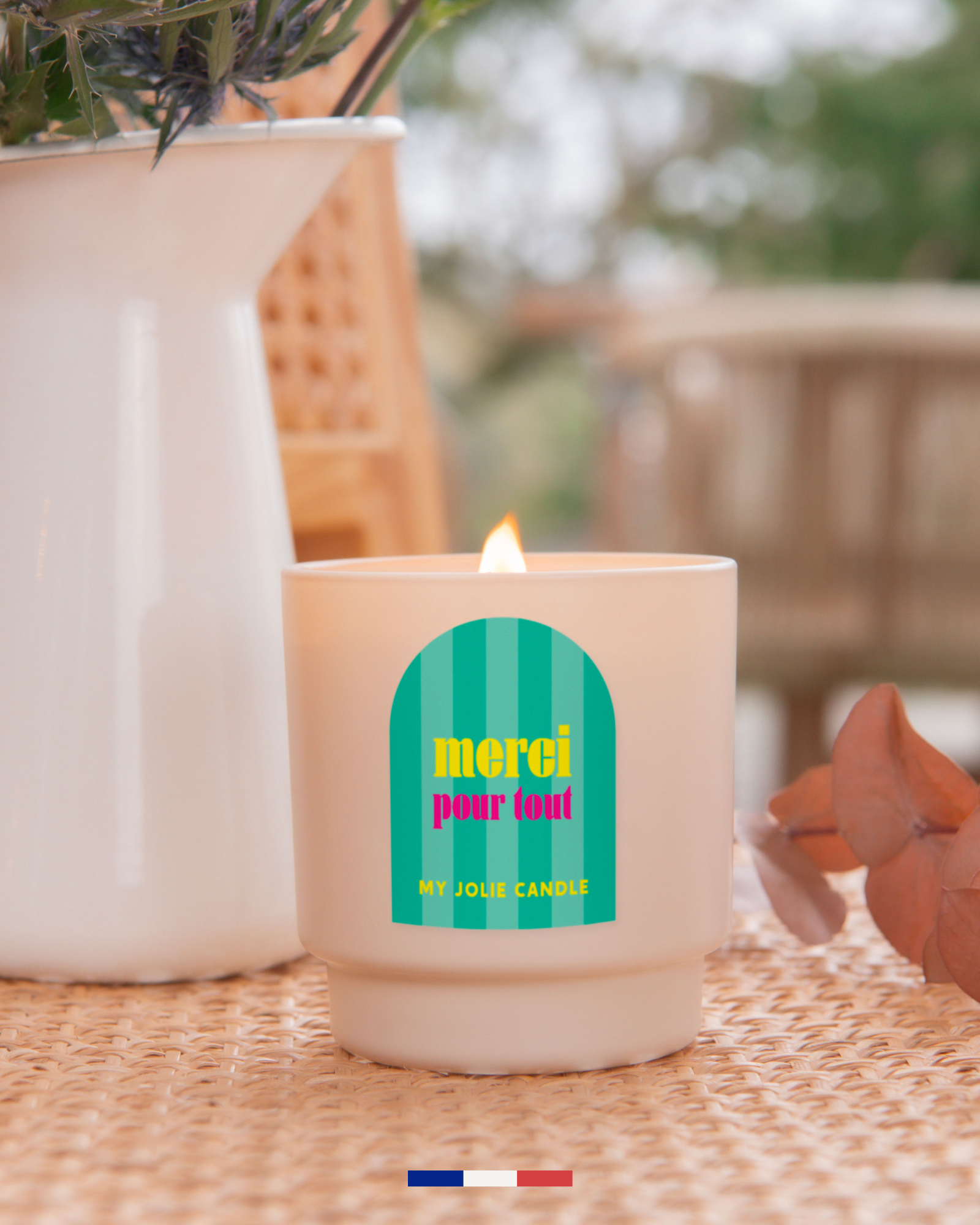Bougie parfumée "Merci pour tout"