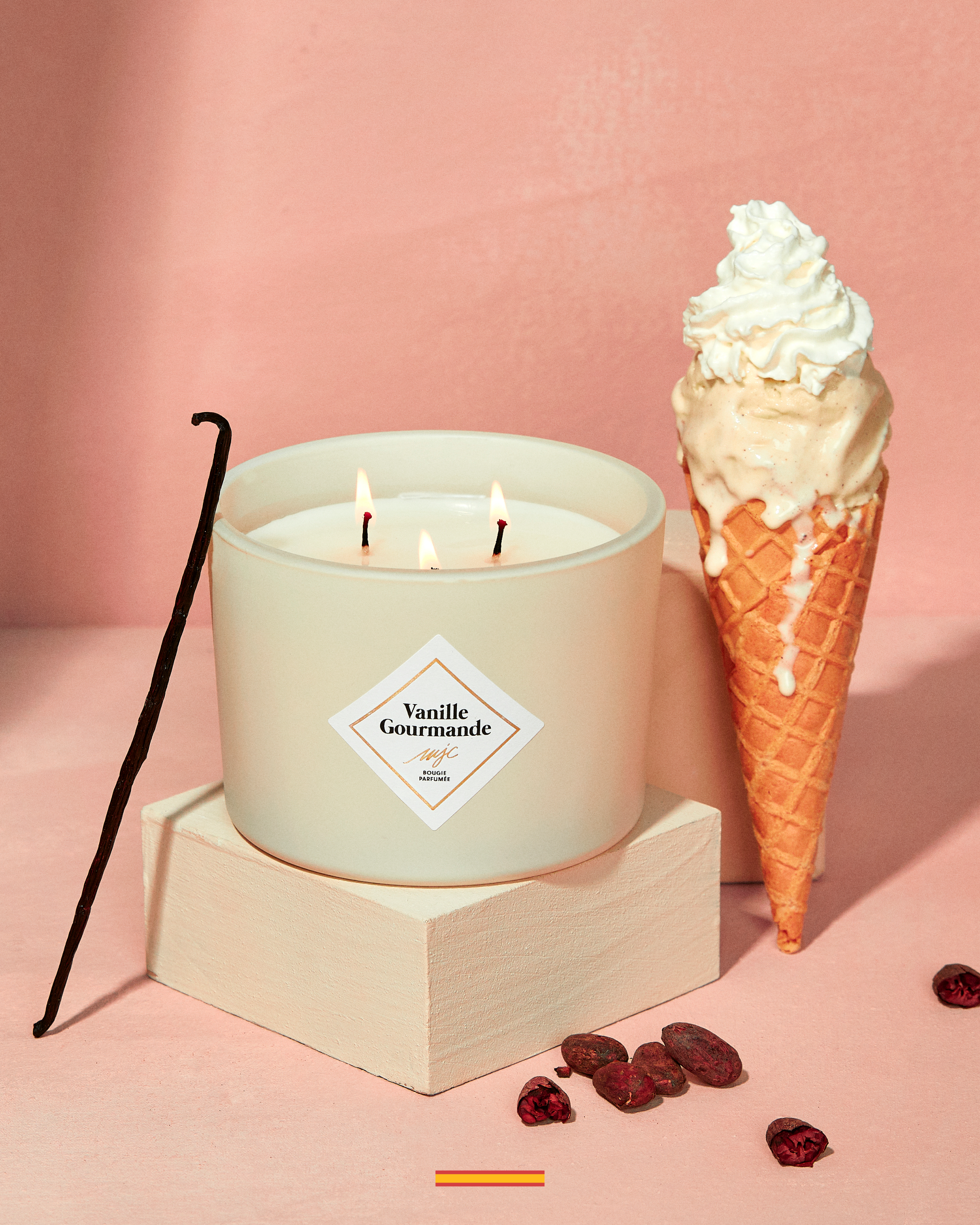 Grande bougie Vanille Gourmande