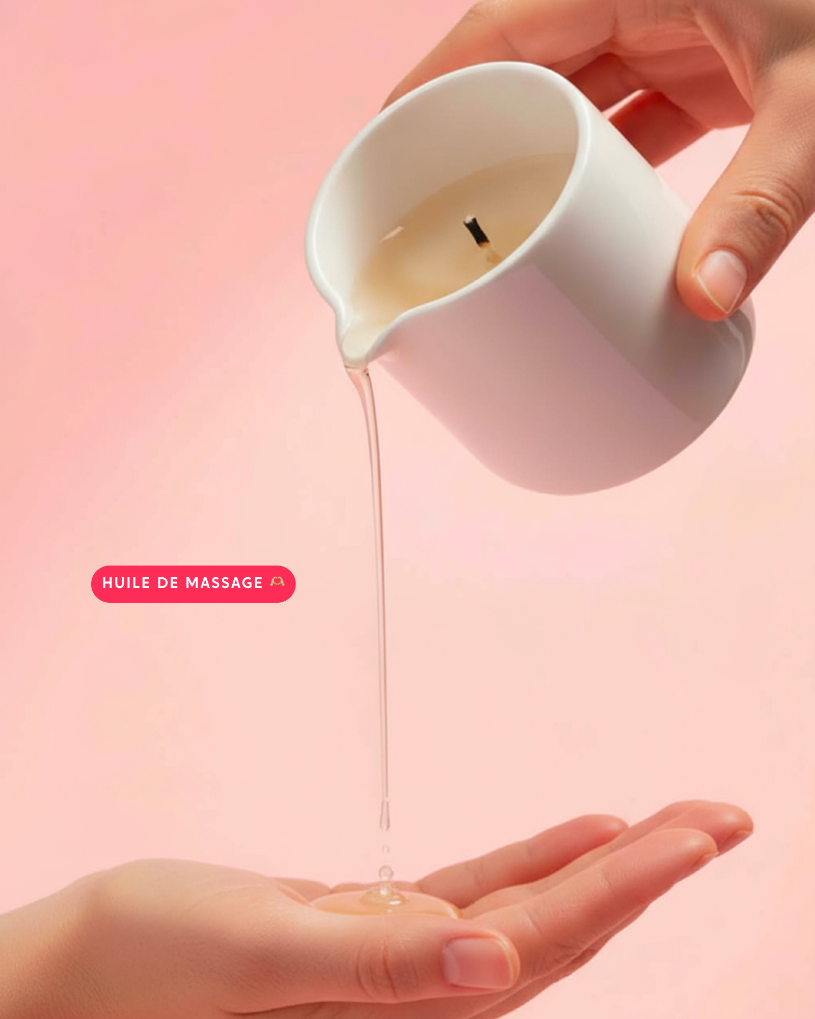 Bougie de massage Monoï des Îles