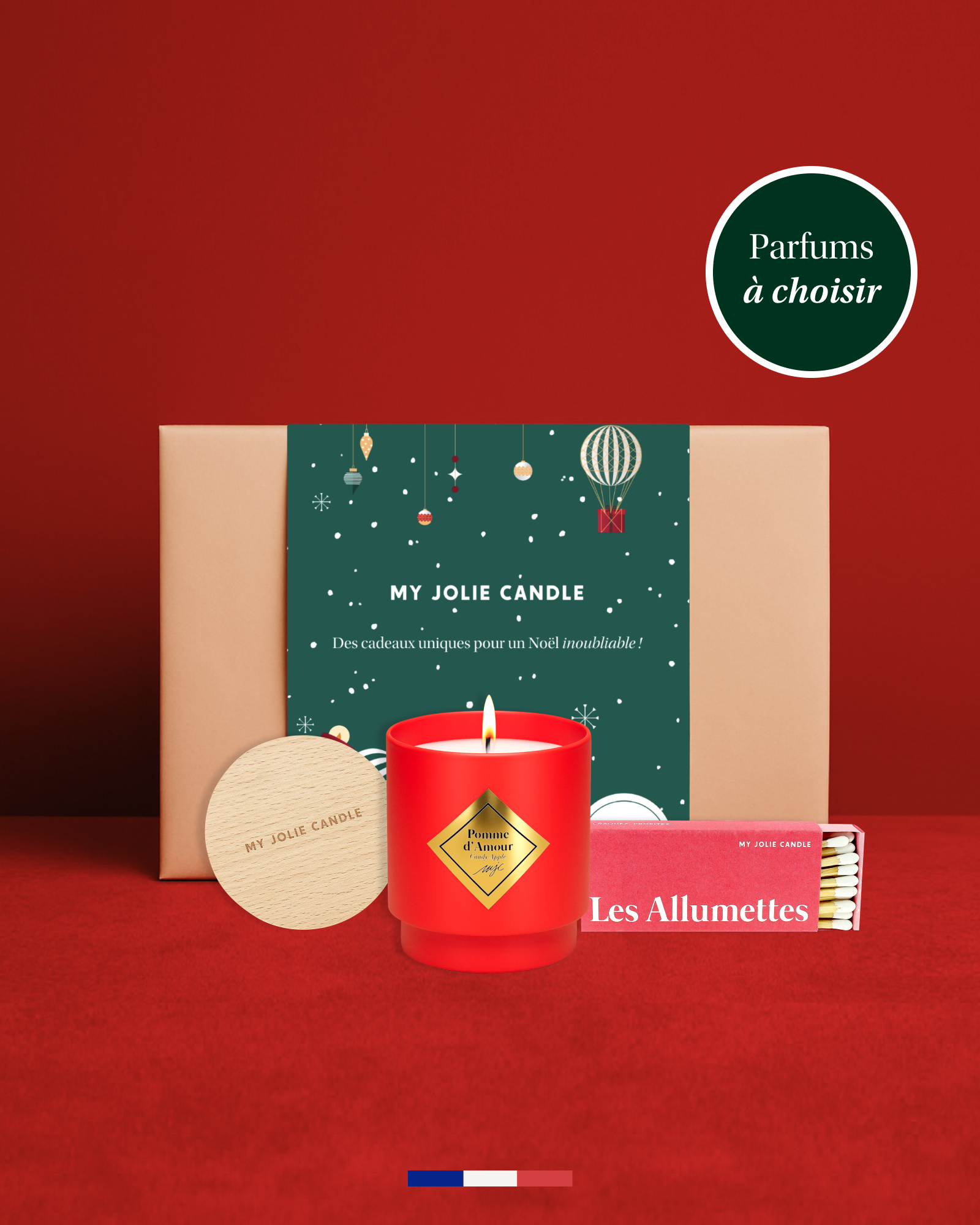 Coffret à composer Bougie bijou de Noël