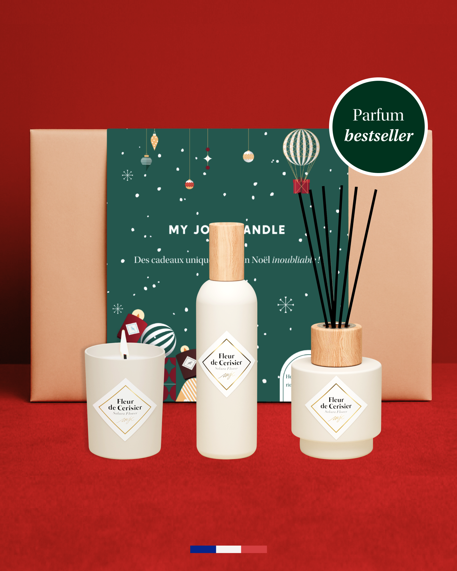 Coffret trio Fleur de Cerisier