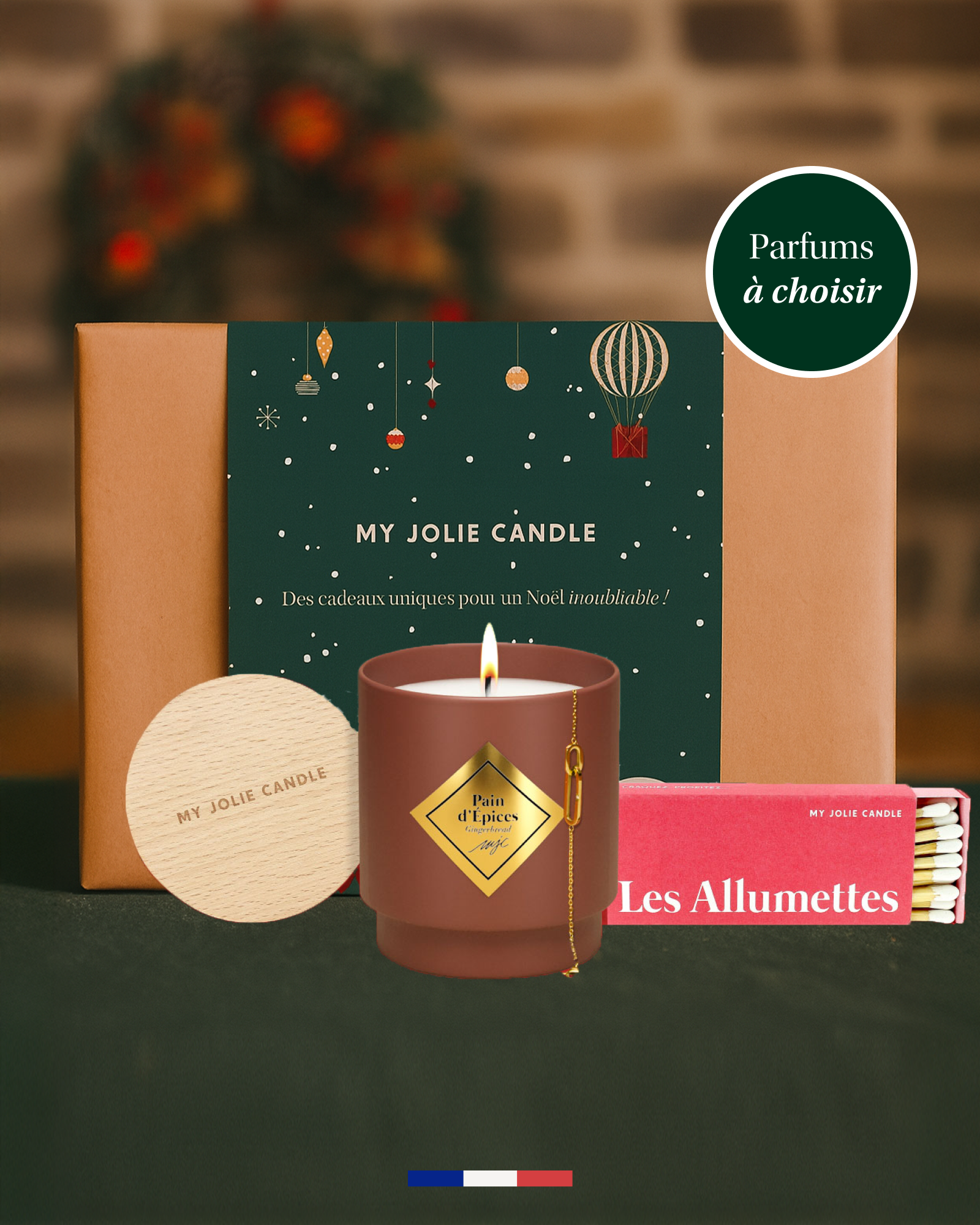 Coffret à composer Bougie bijou de Noël