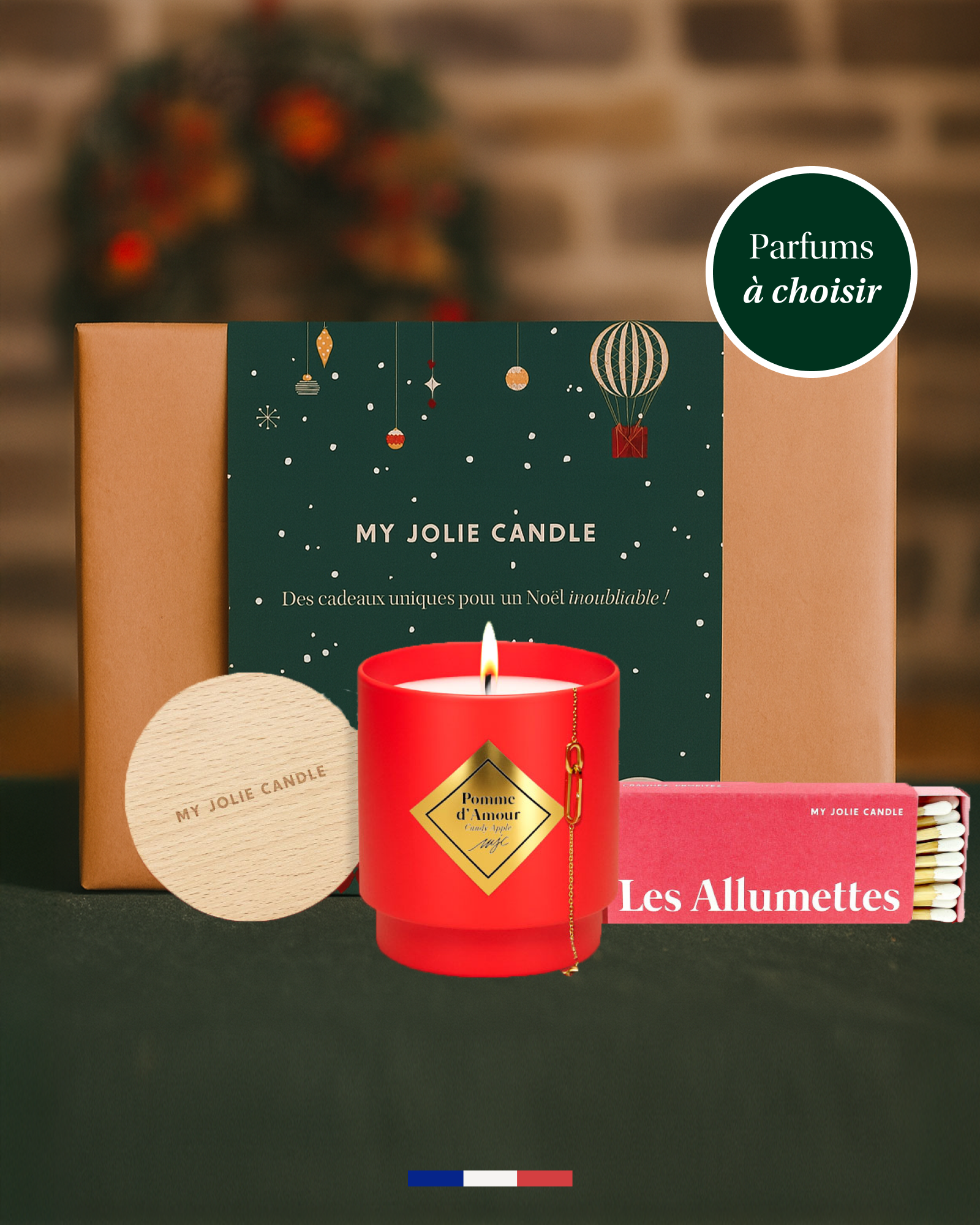 Coffret à composer Bougie bijou de Noël