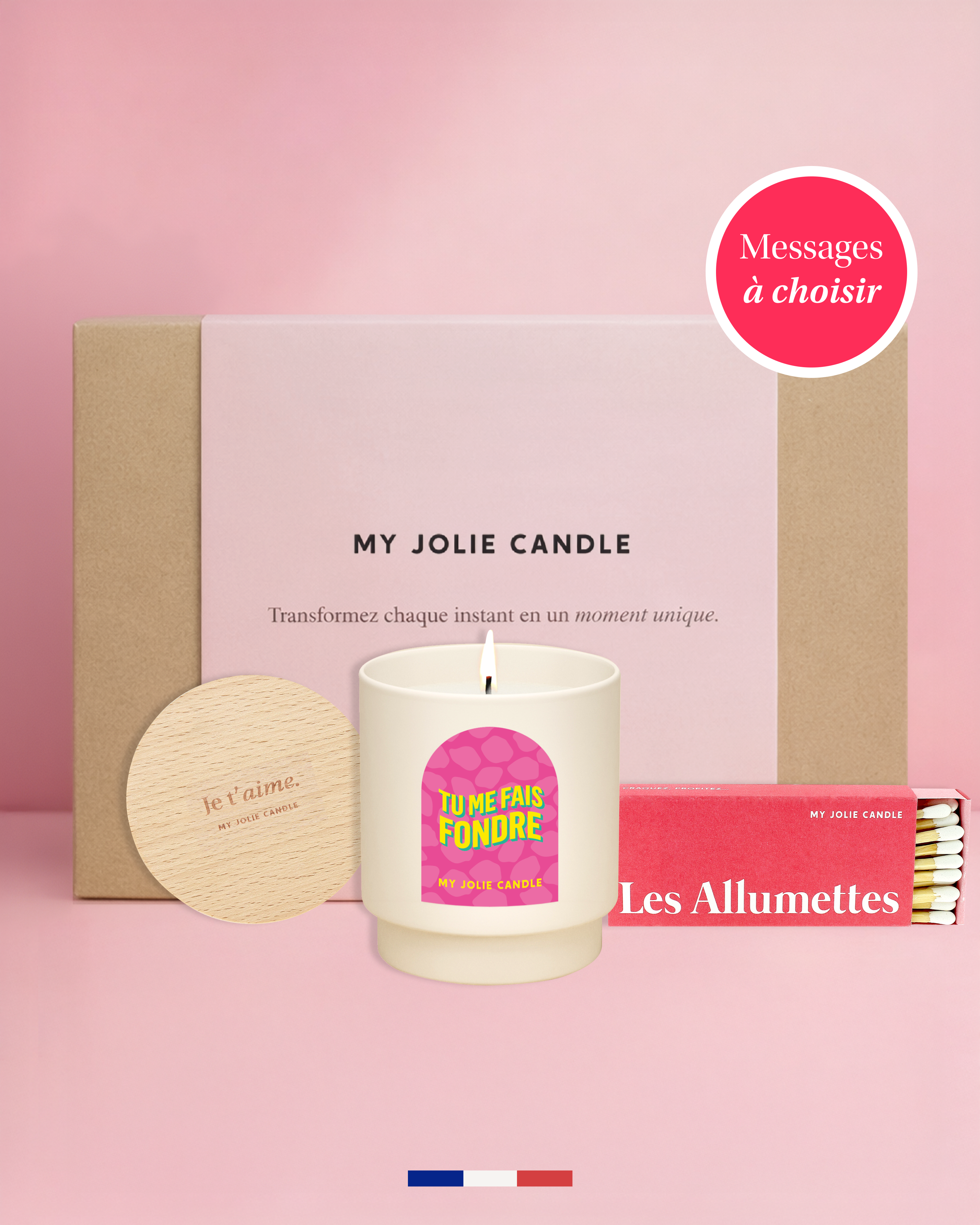 Coffret à composer Bougie à messages