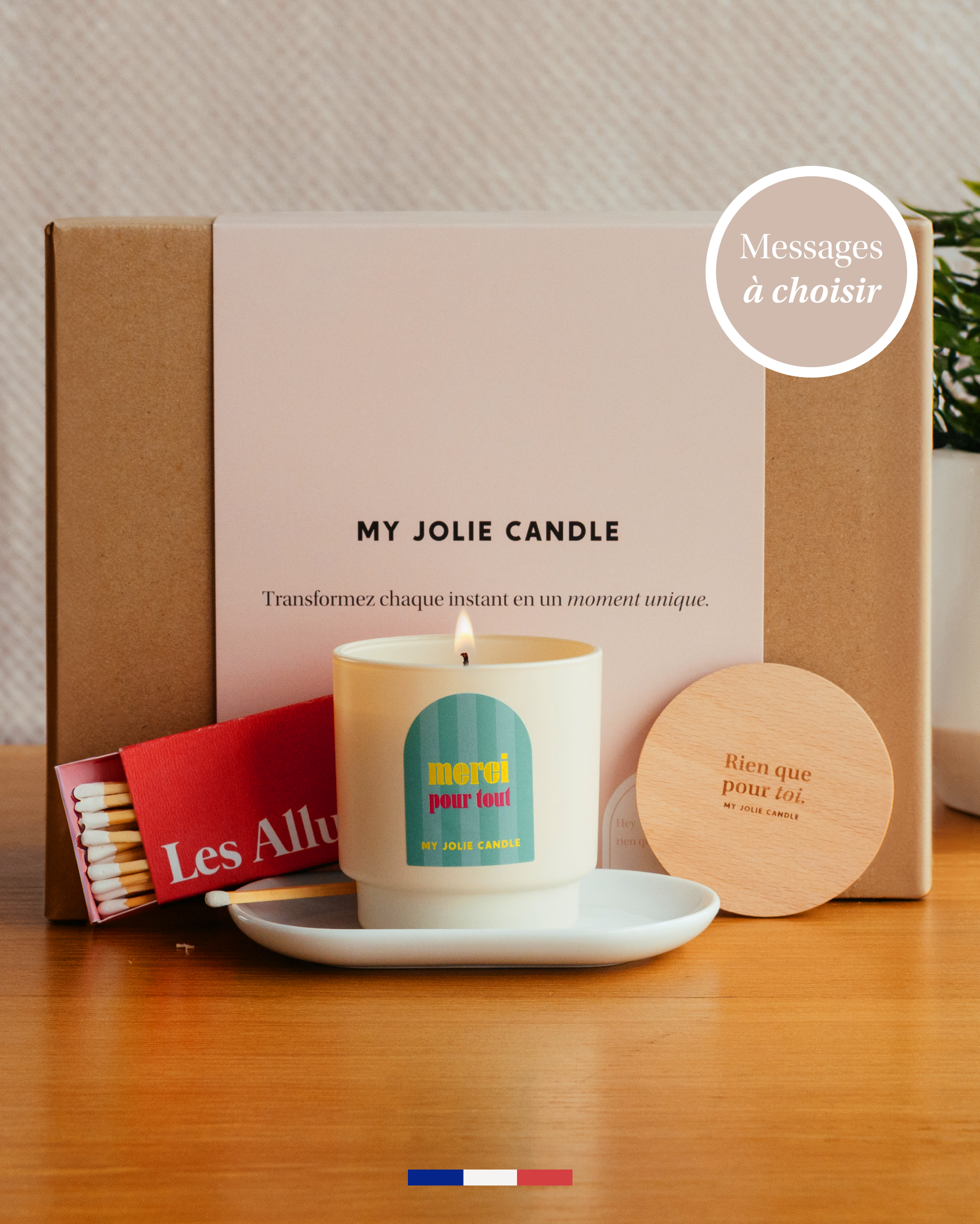 Coffret à composer Bougie à messages