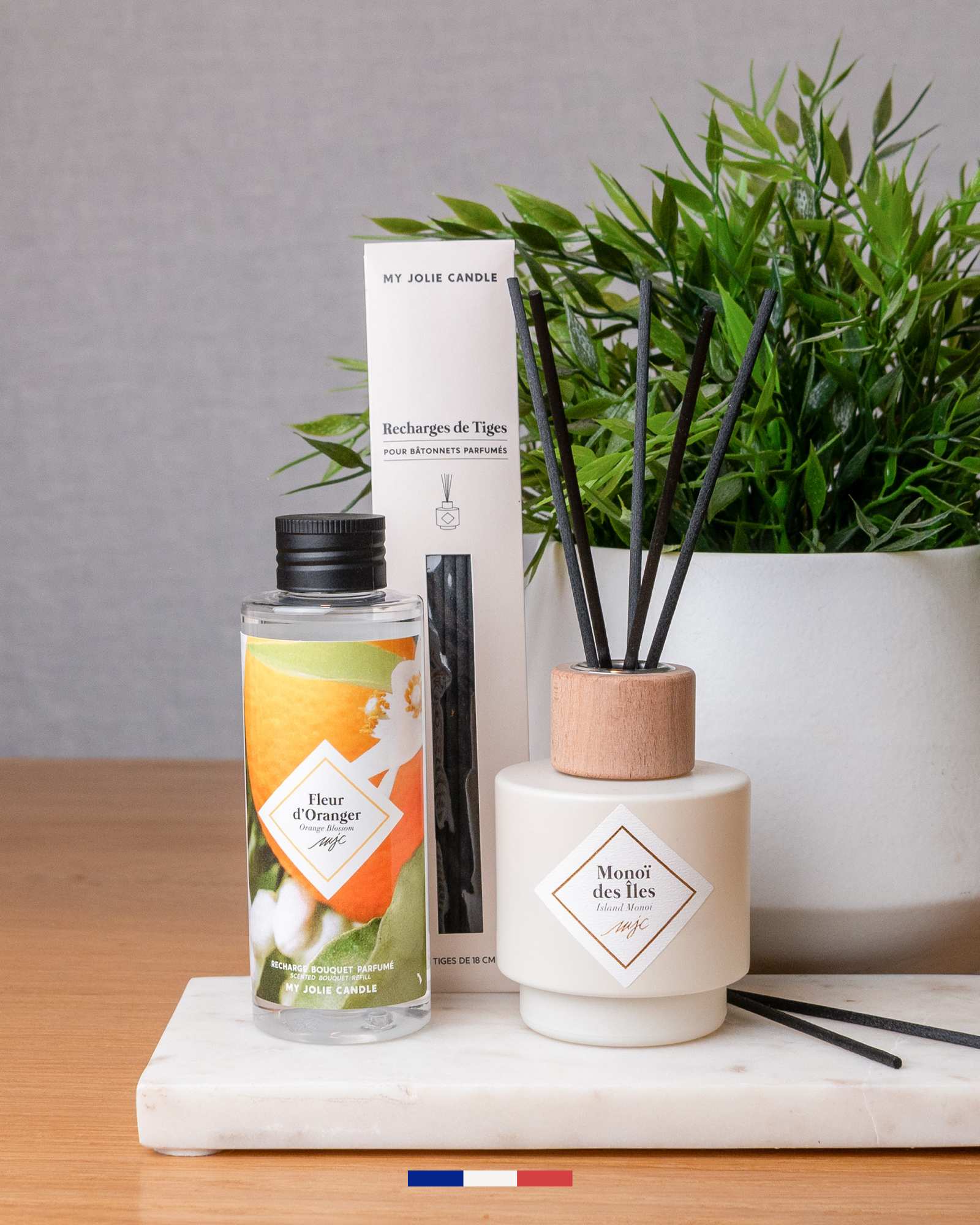 Duo bouquet parfumé et recharge