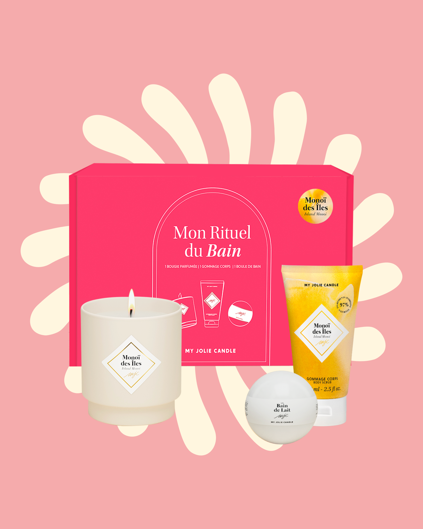 Coffret Mon Rituel du Bain - Monoï ou Fleur de thé