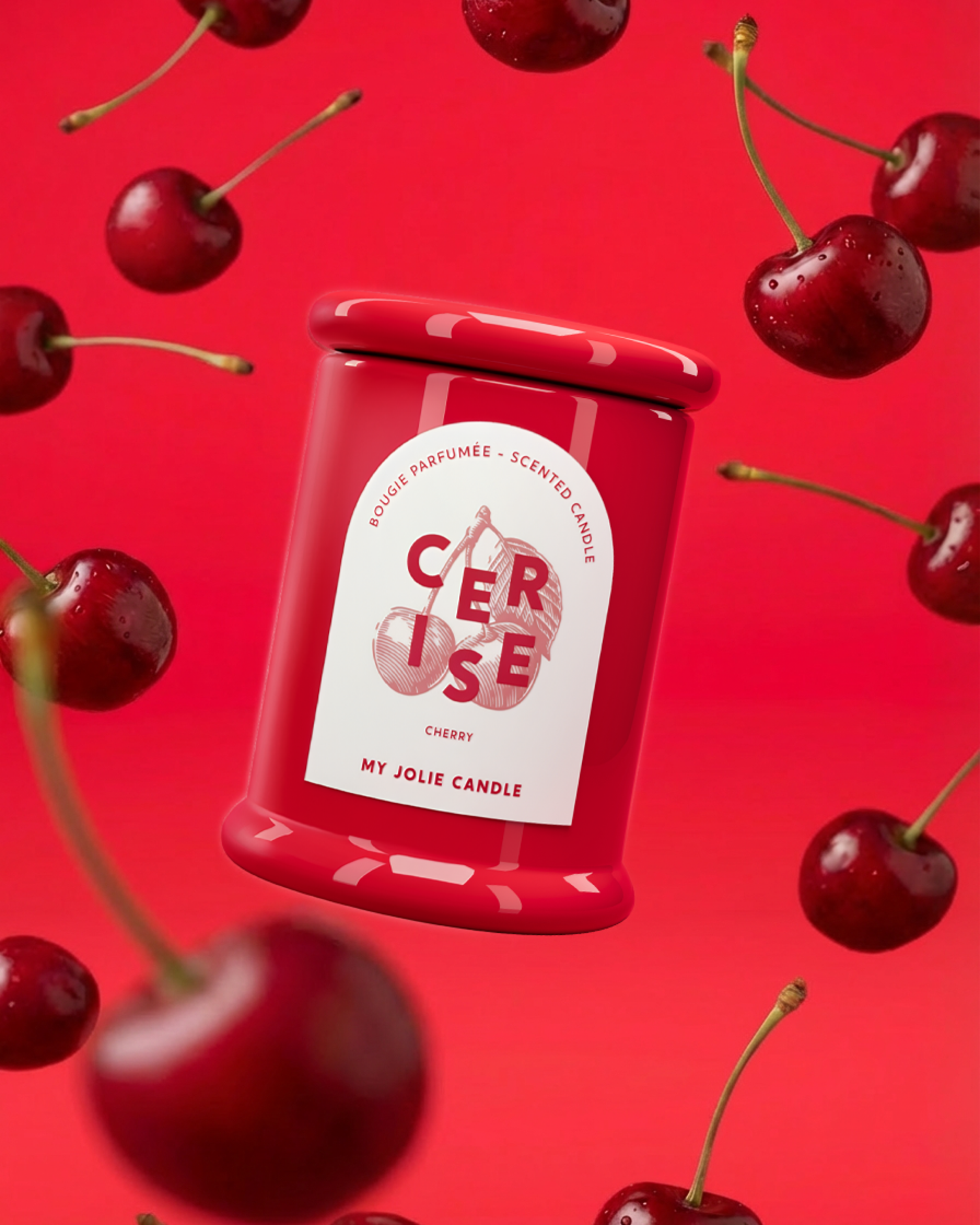 Bougie parfumée Cerise