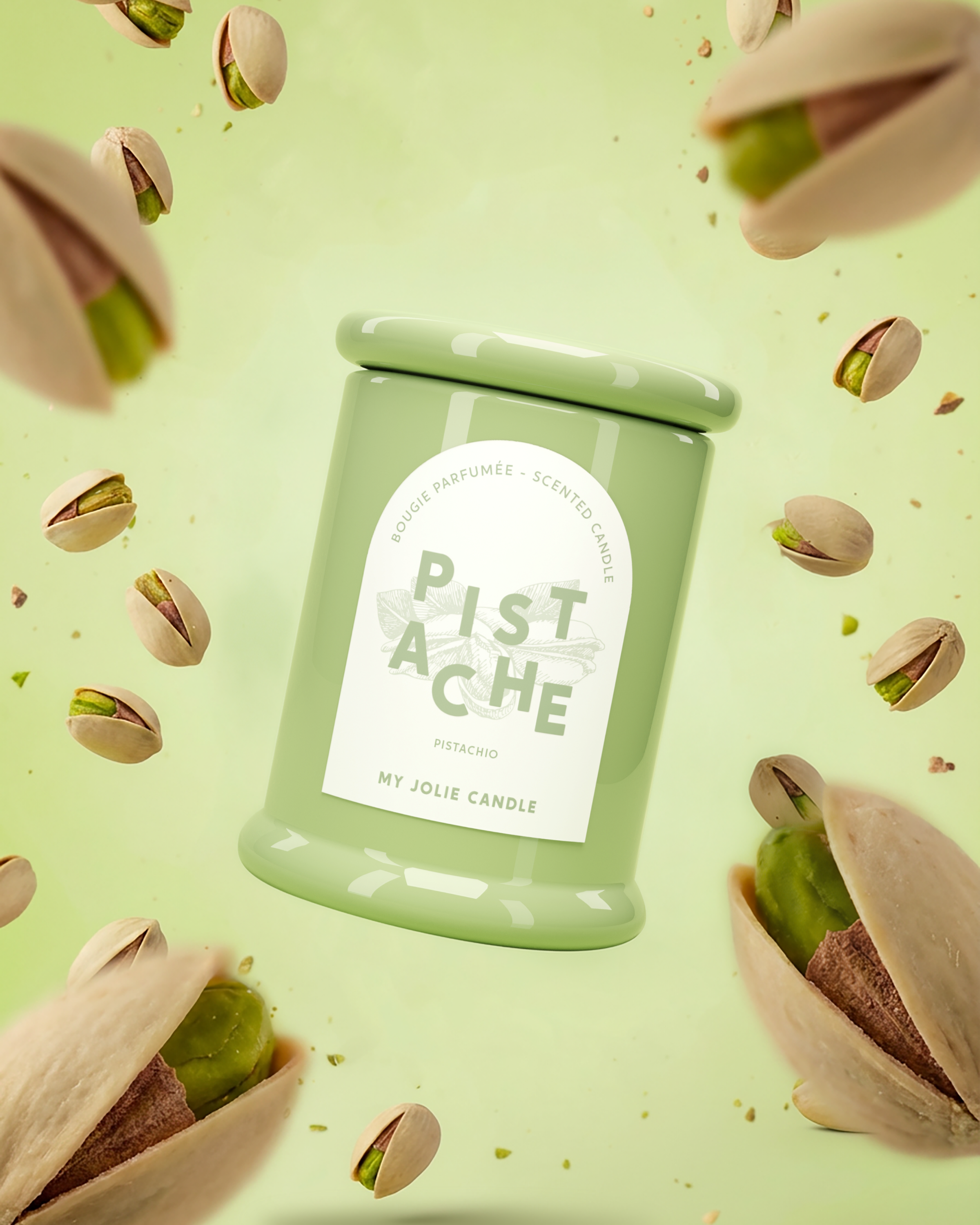 Bougie parfumée Pistache