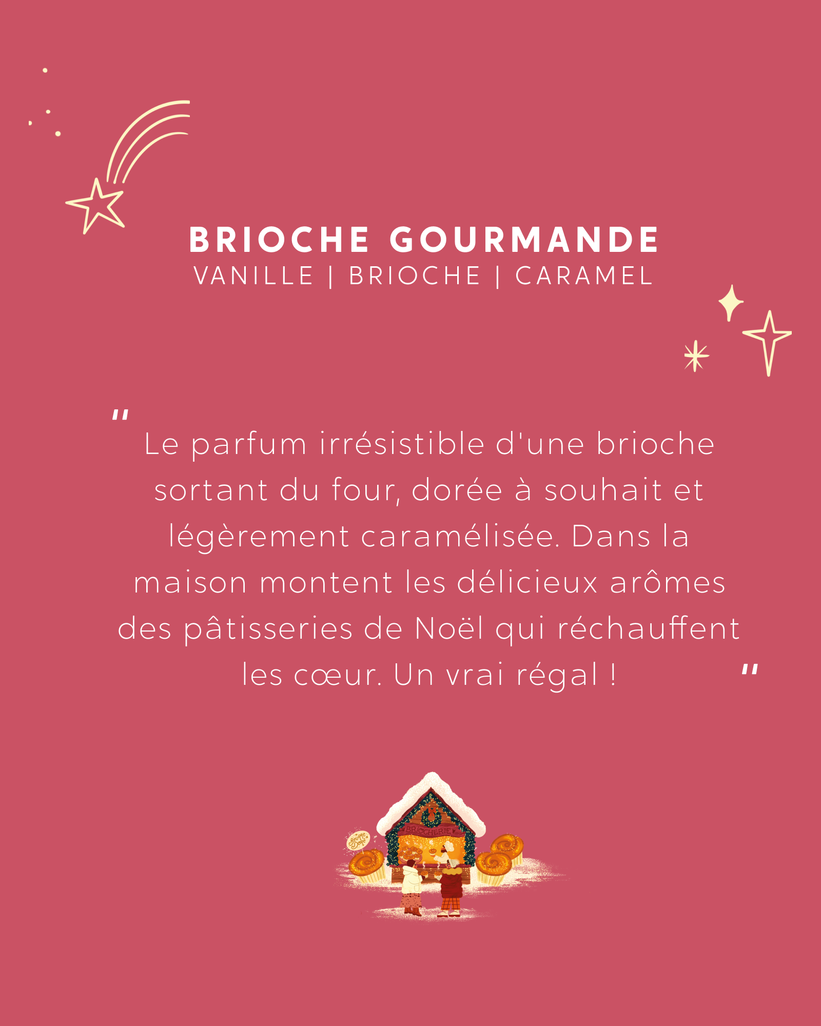 Bougie Brioche Gourmande + capot offert