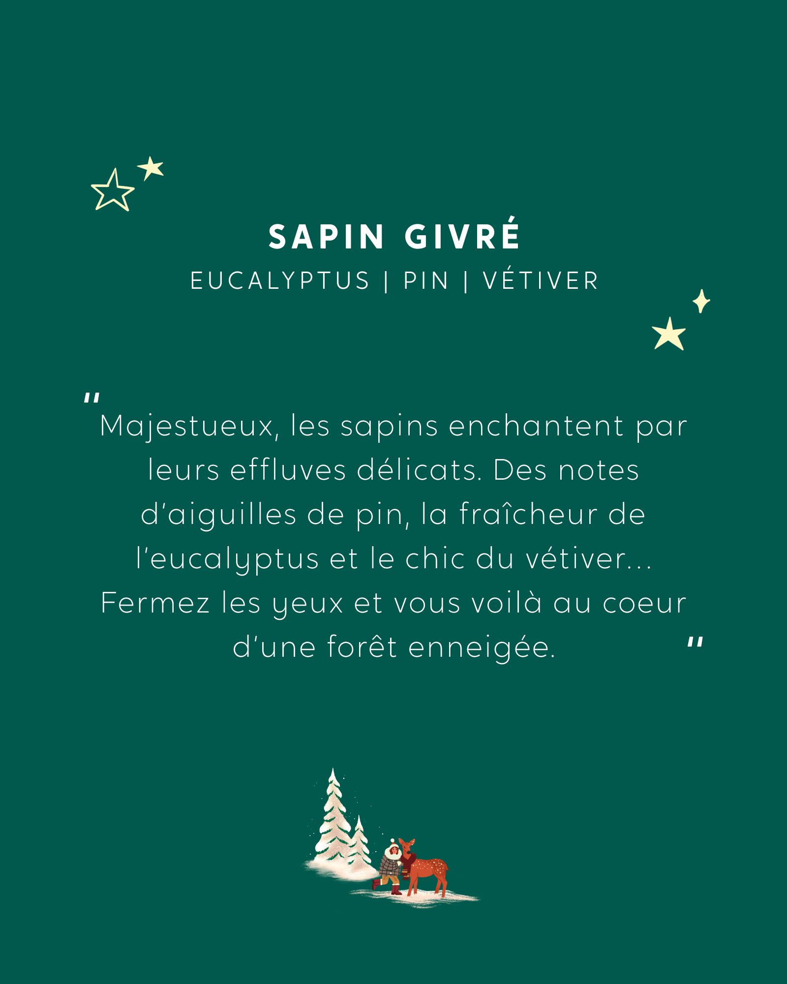 Bougie Sapin Givré & Carrousel