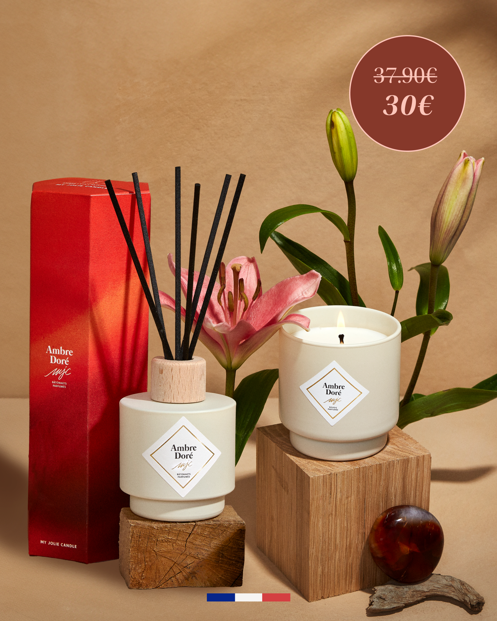 Duo parfumé Ambre Doré