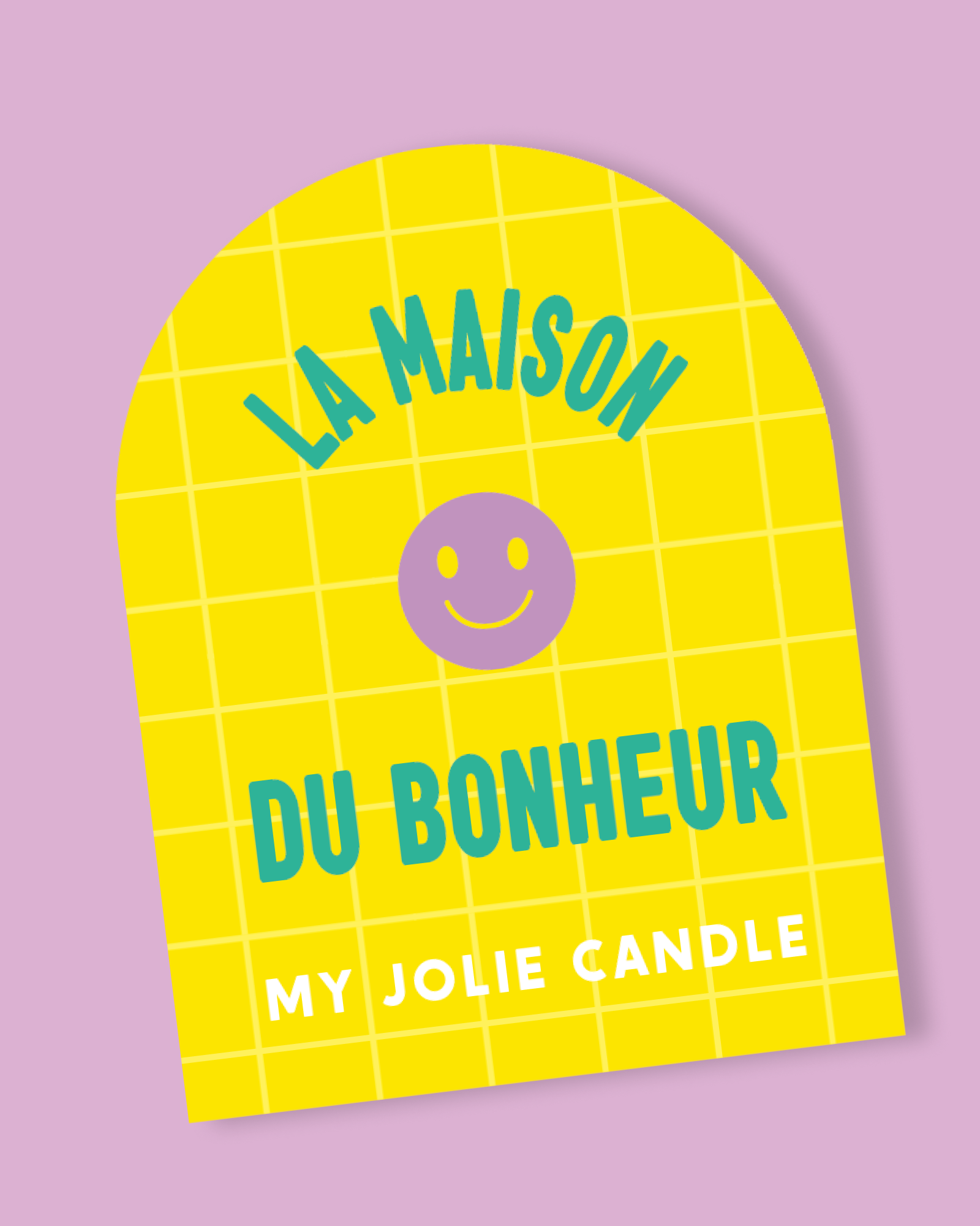 Bougie parfumée - La maison du bonheur