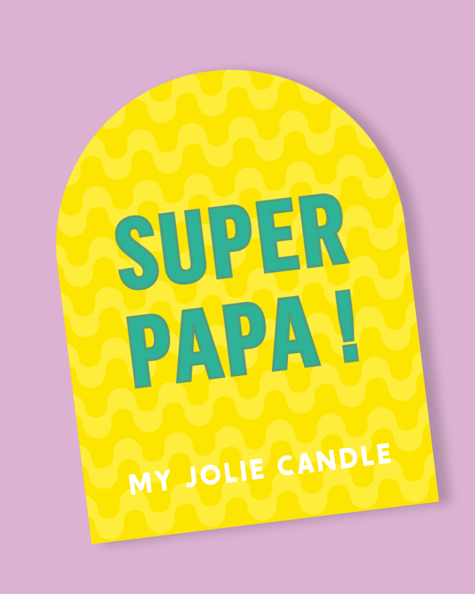 Bougie parfumée - Super Papa !