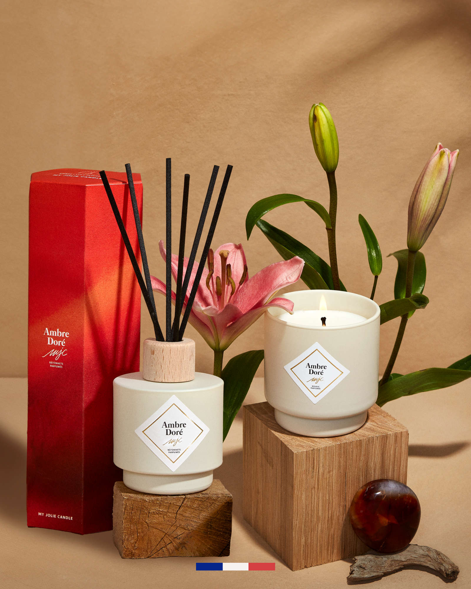 Duo parfumé Ambre Doré