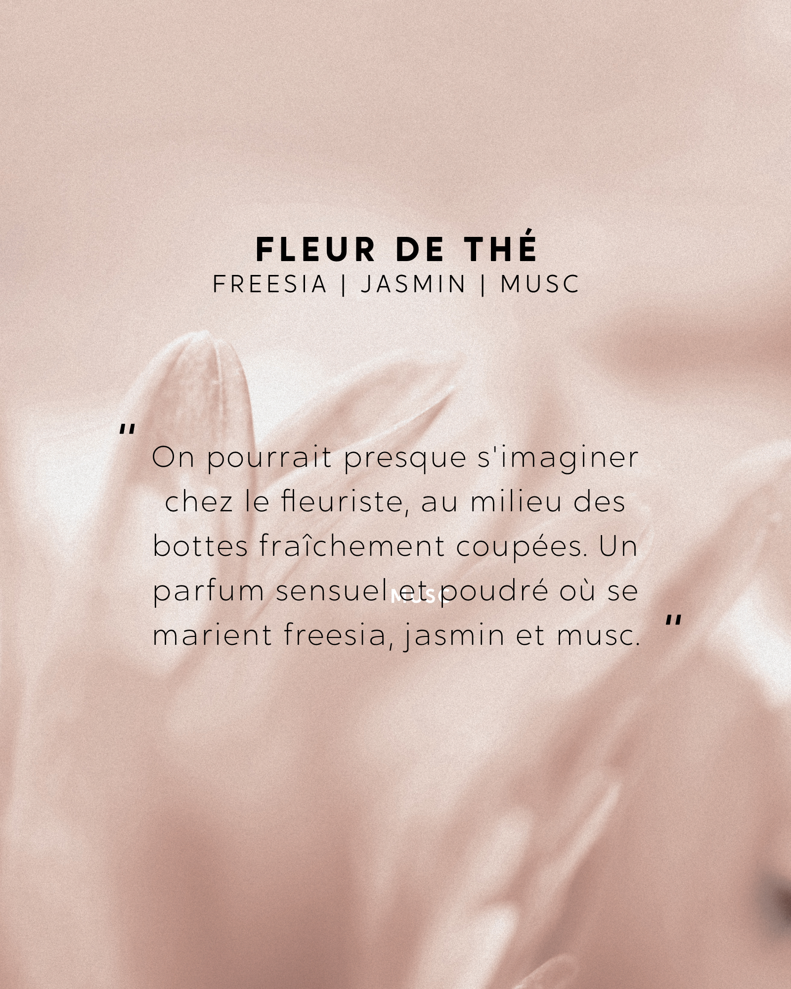 Grande Bougie Fleur de Thé