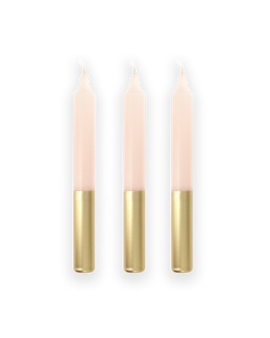 Bougies Chandelles, Nude et Or, My jolie candle | My Jolie Candle