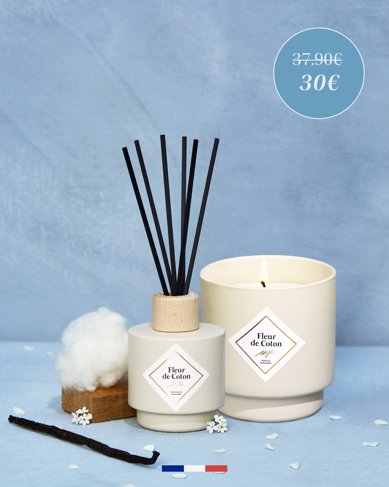 Duo parfumé Fleur de Coton