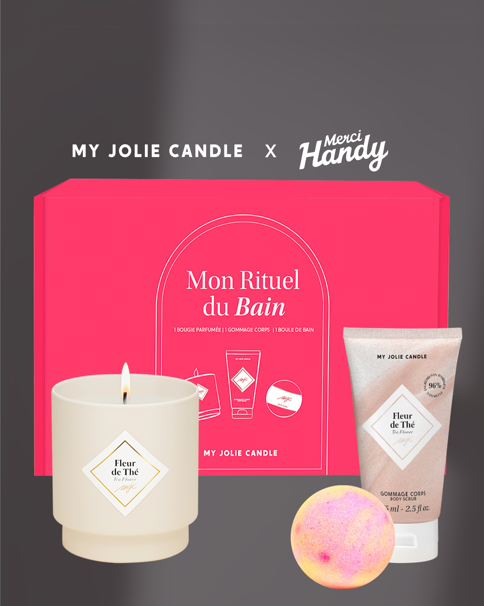 Coffret Bain x Merci Handy - Fleur de Thé