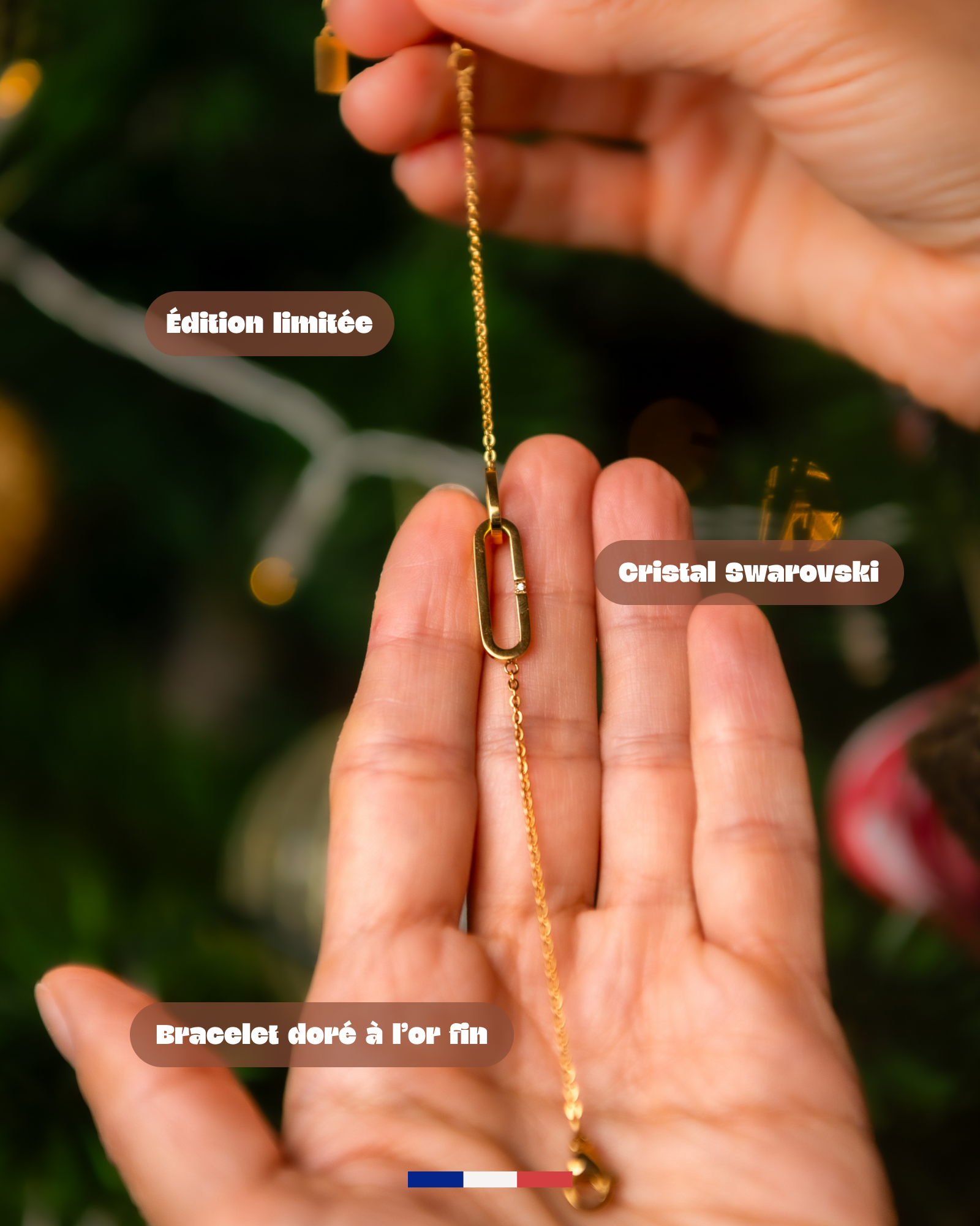 Bougie bijou de Noël et accessoires