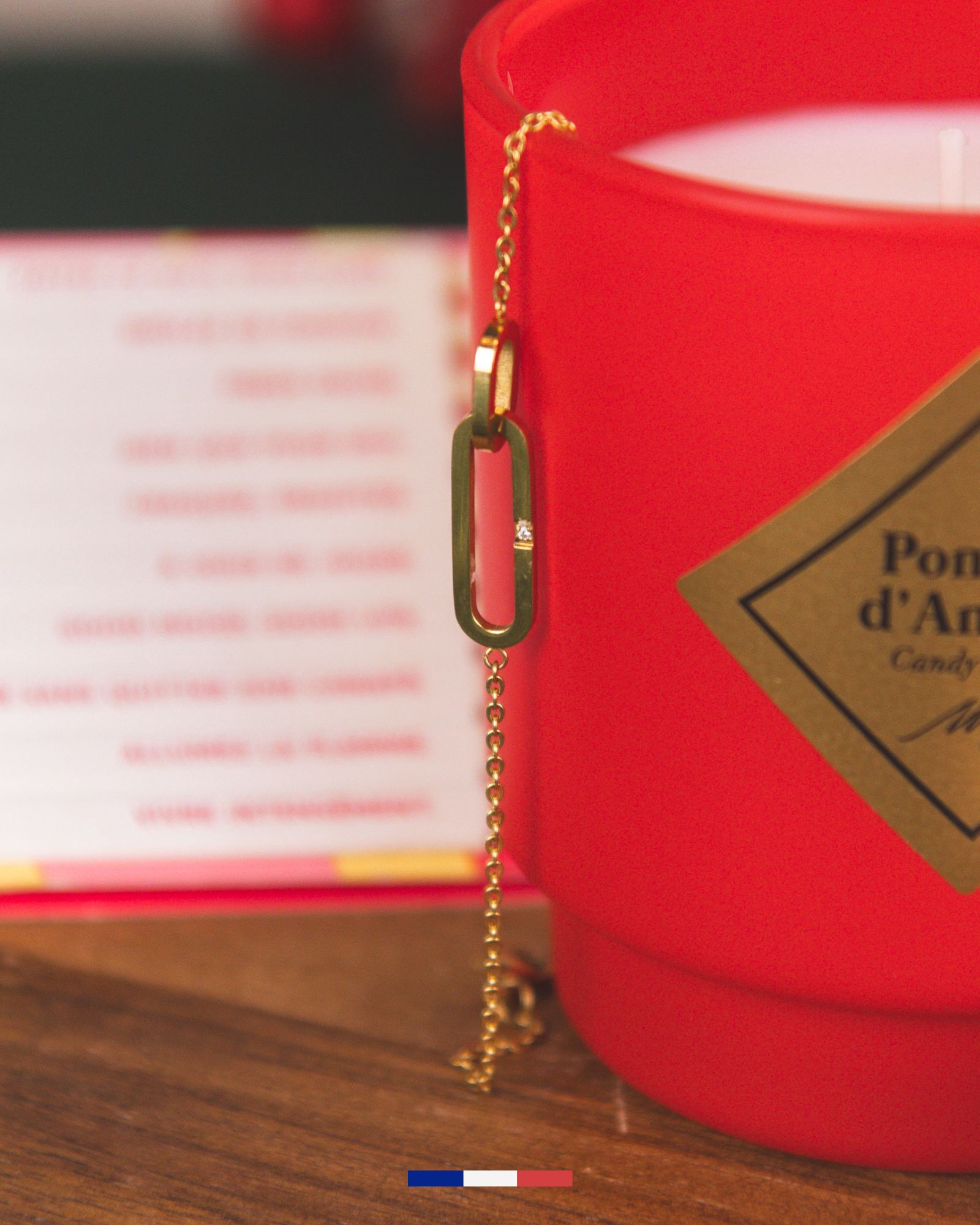 Bougie bijou de Noël et accessoires