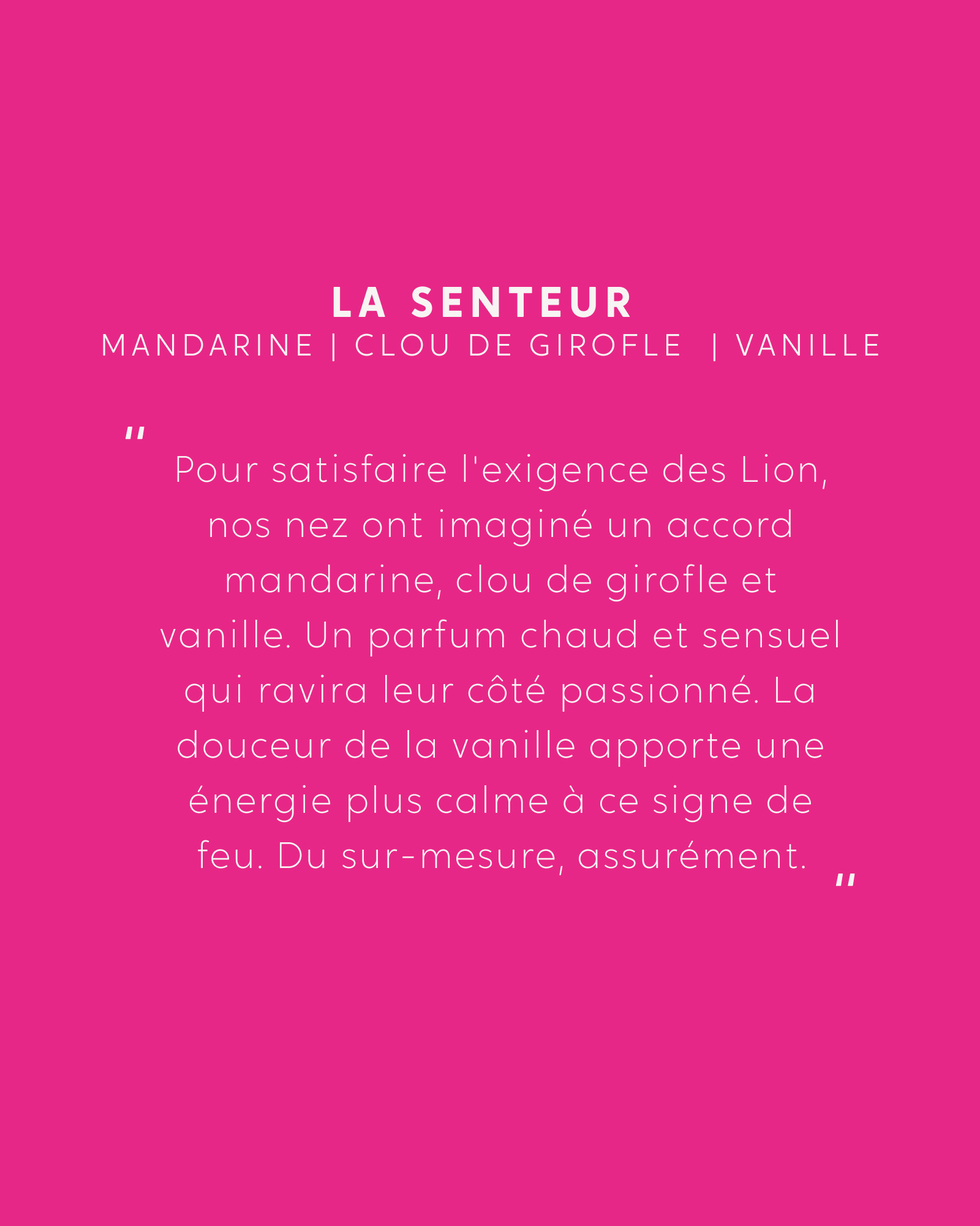 La Bougie Astrale Love Match Lion